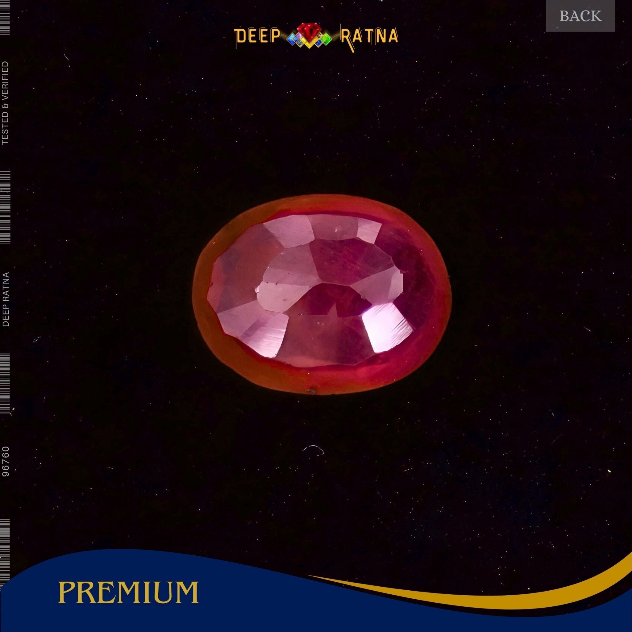 Ruby 3.75 Carat (Mozambique) - Deep Ratna