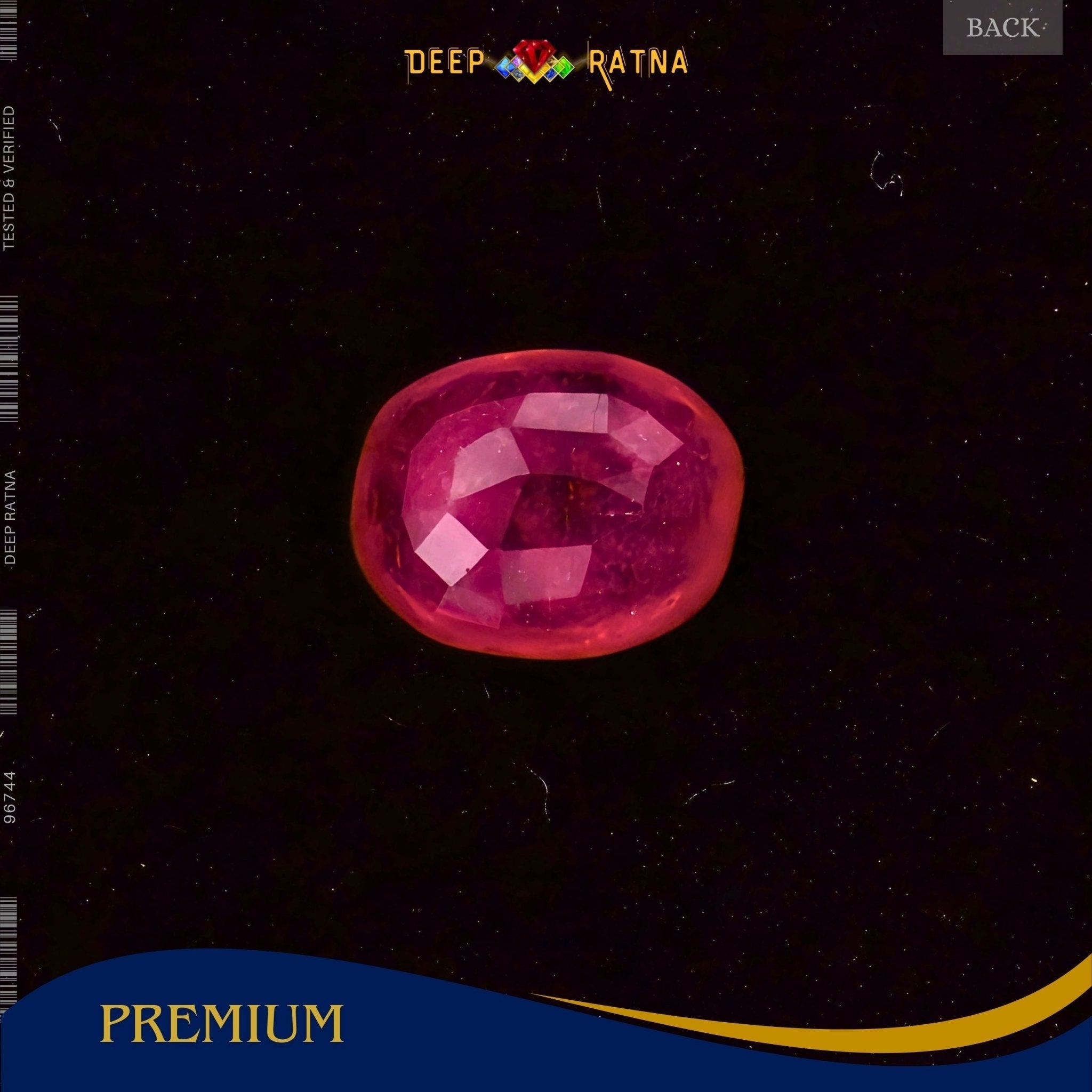 Ruby 3.80 Carat (Mozambique) - Deep Ratna
