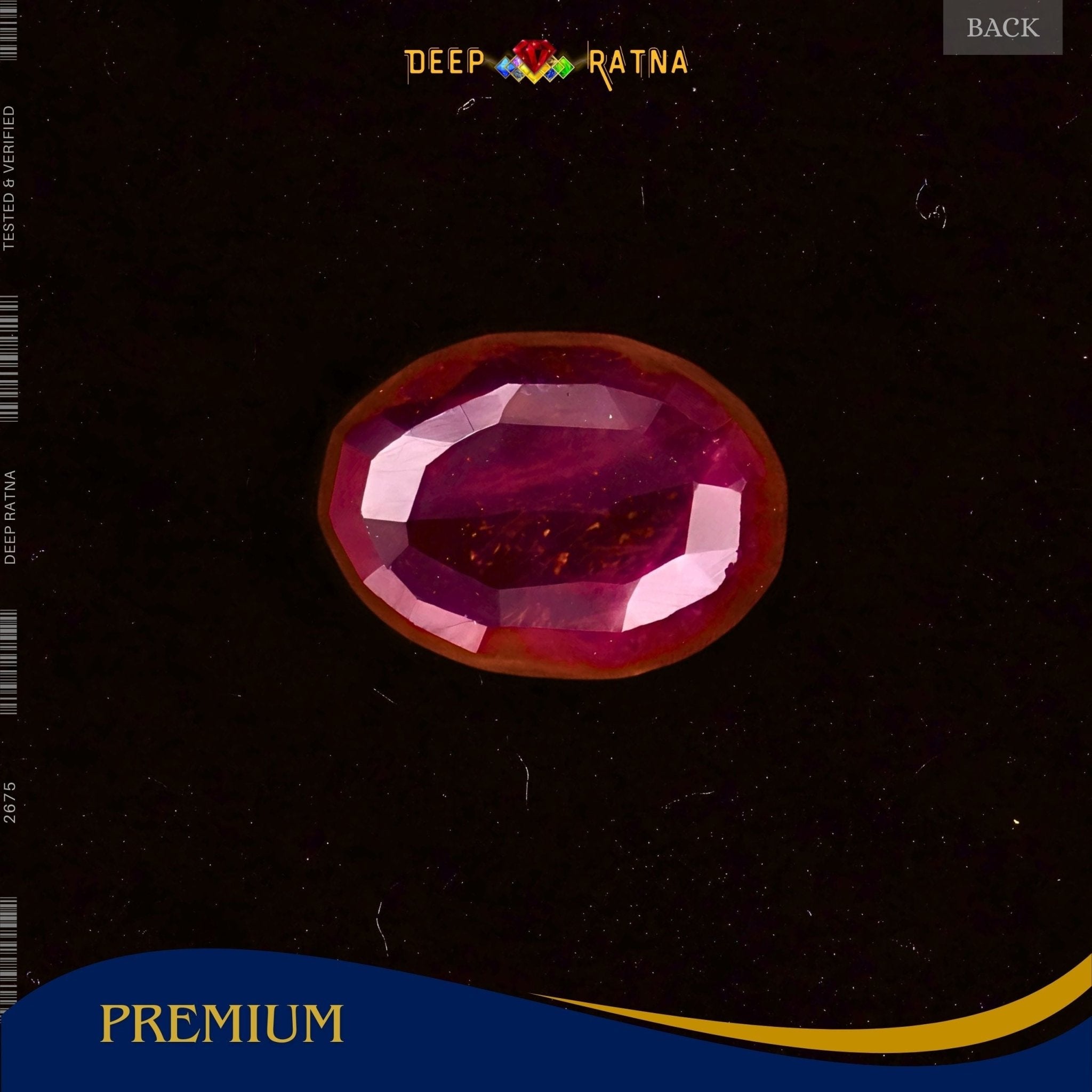 Ruby 3.83 Carat (Mozambique) - Deep Ratna