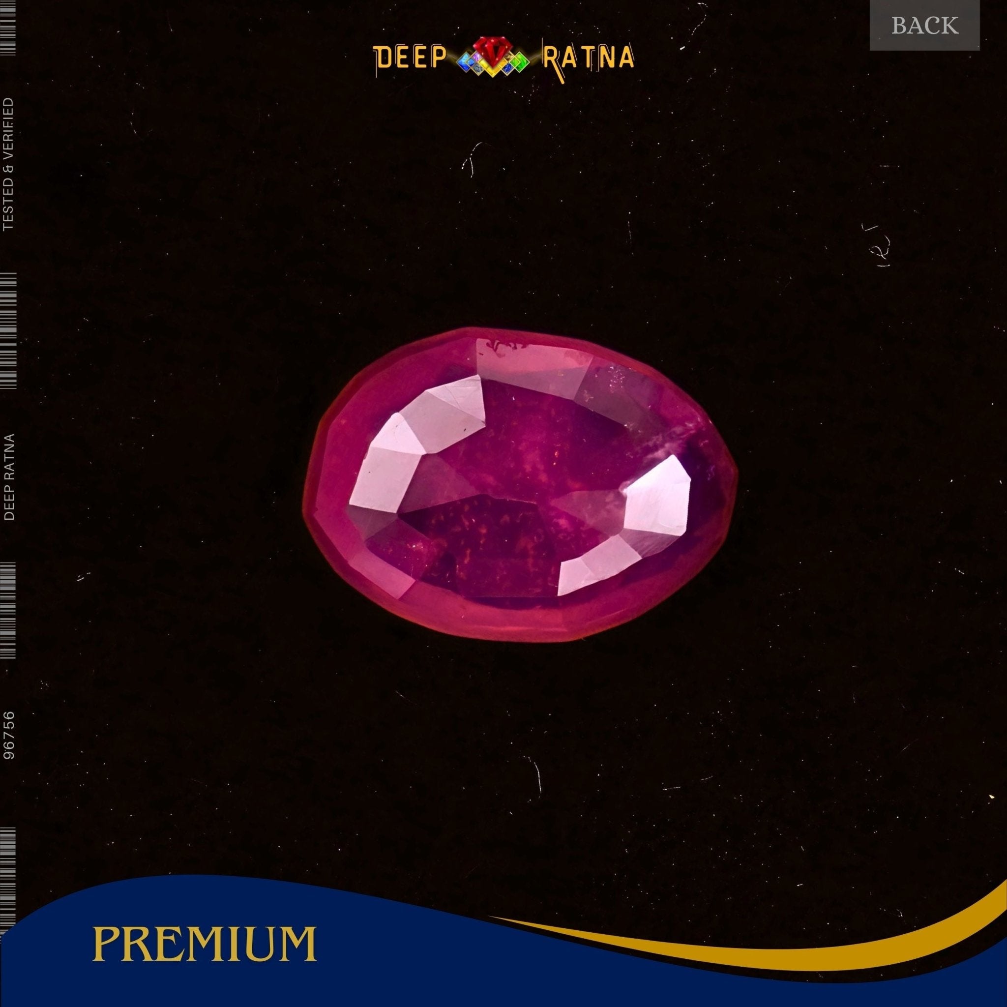 Ruby 3.90 Carat (Mozambique) - Deep Ratna