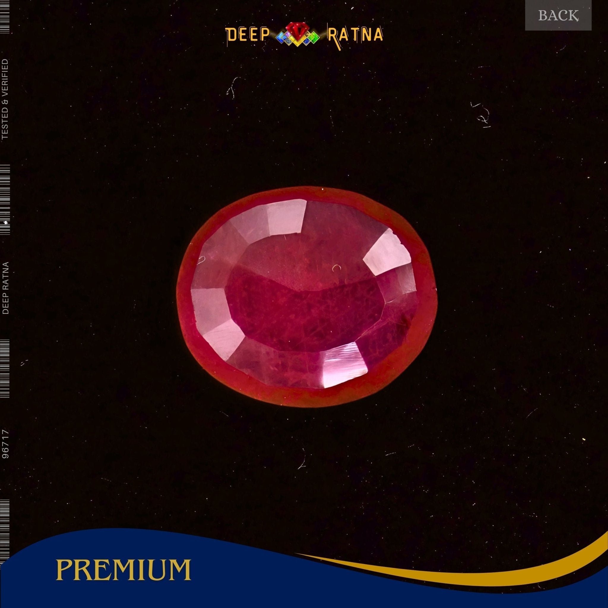 Ruby 3.90 Carat (Mozambique) - Deep Ratna