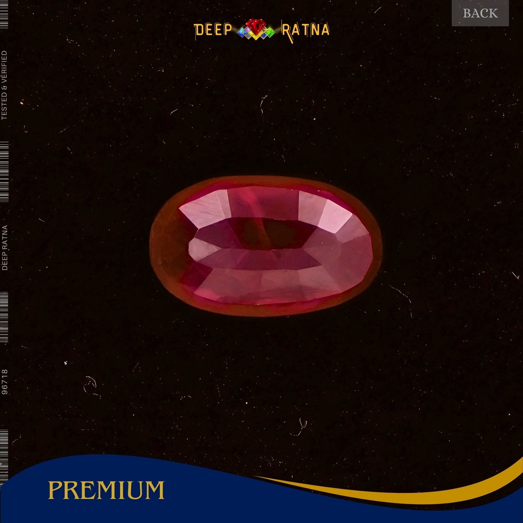 Ruby 3.90 Carat (Mozambique) - Deep Ratna
