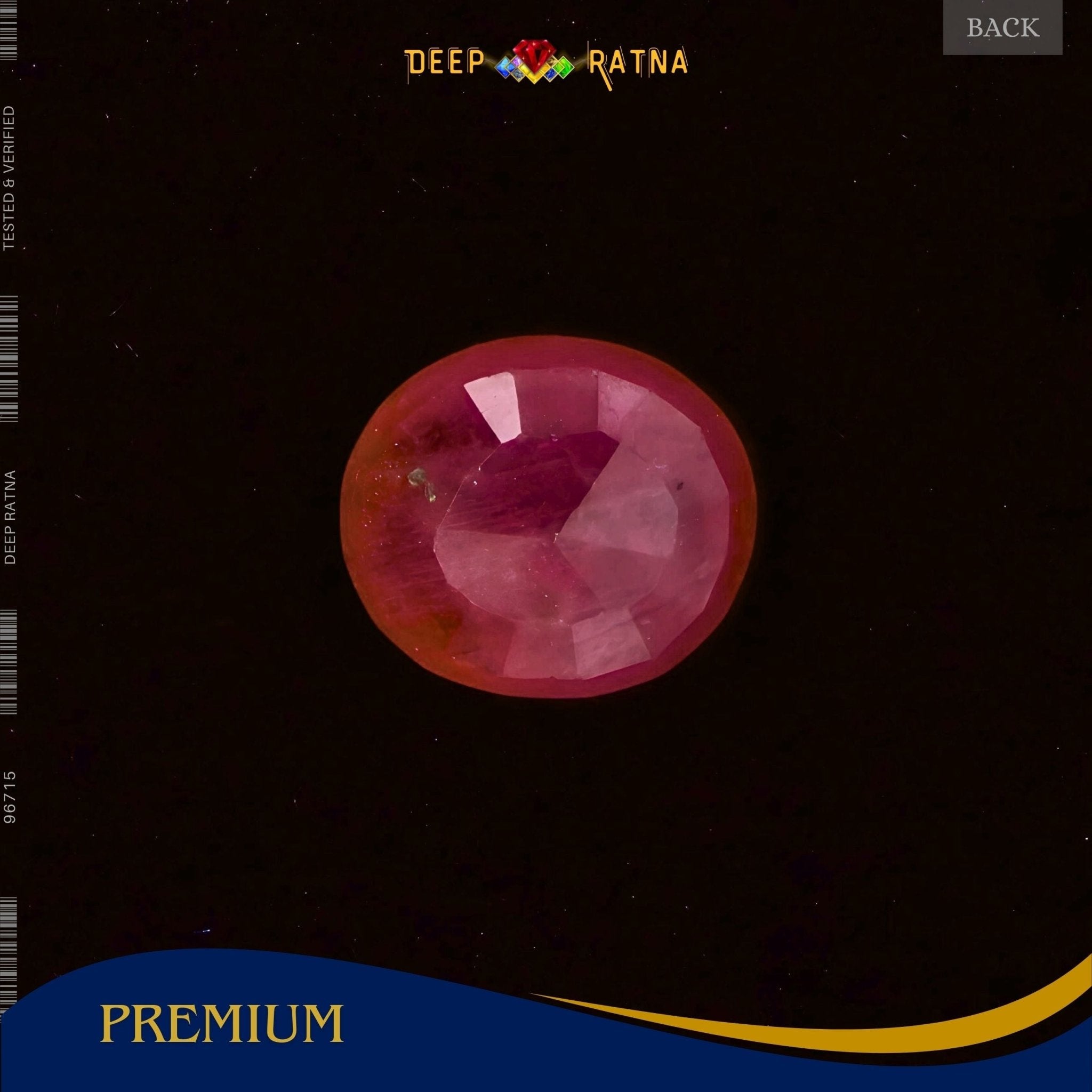 Ruby 4 Carat (Mozambique) - Deep Ratna
