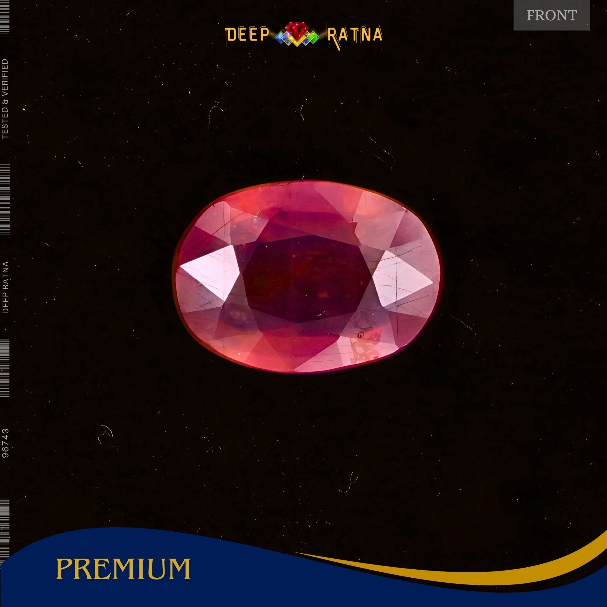 Ruby 4 Carat (Mozambique) - Deep Ratna