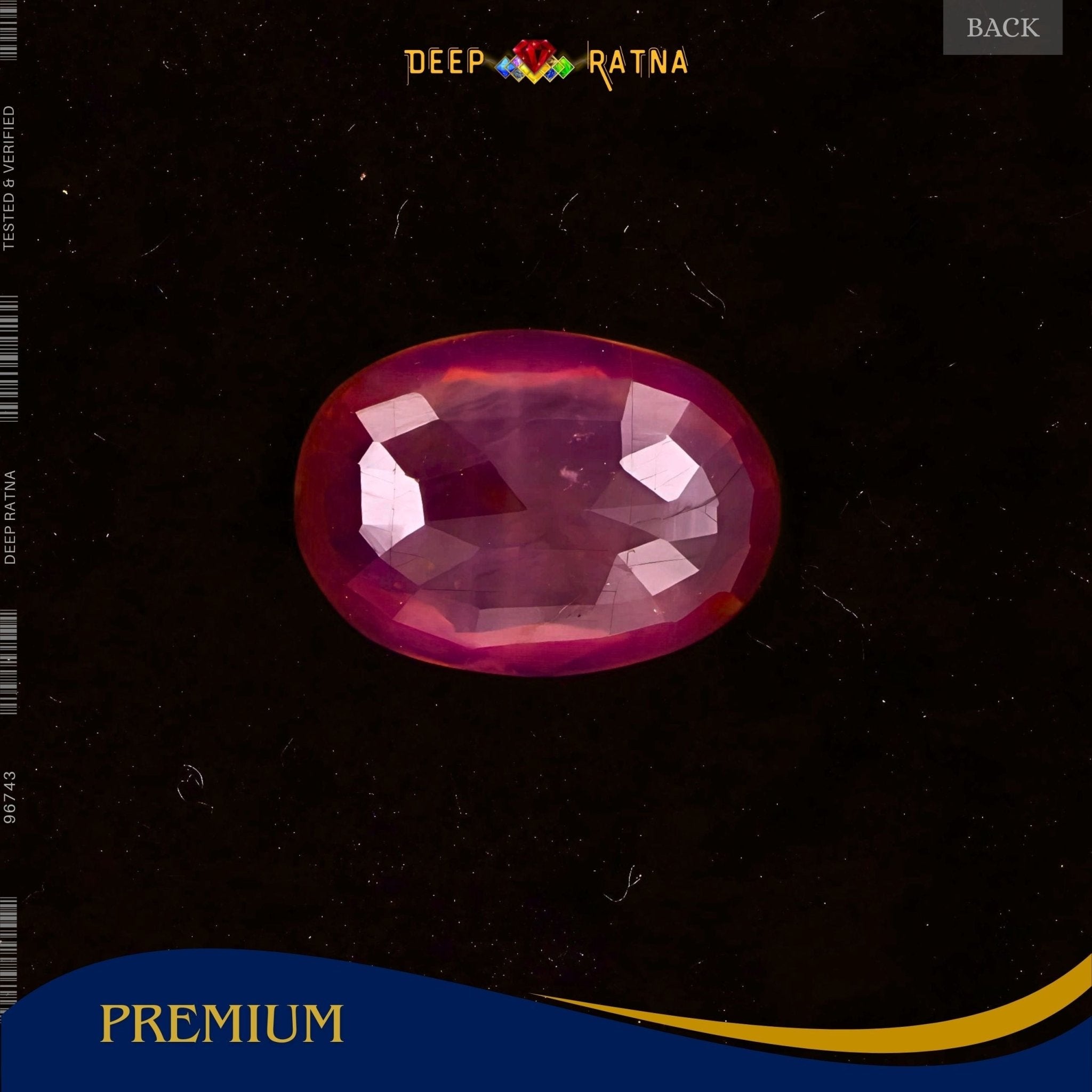 Ruby 4 Carat (Mozambique) - Deep Ratna