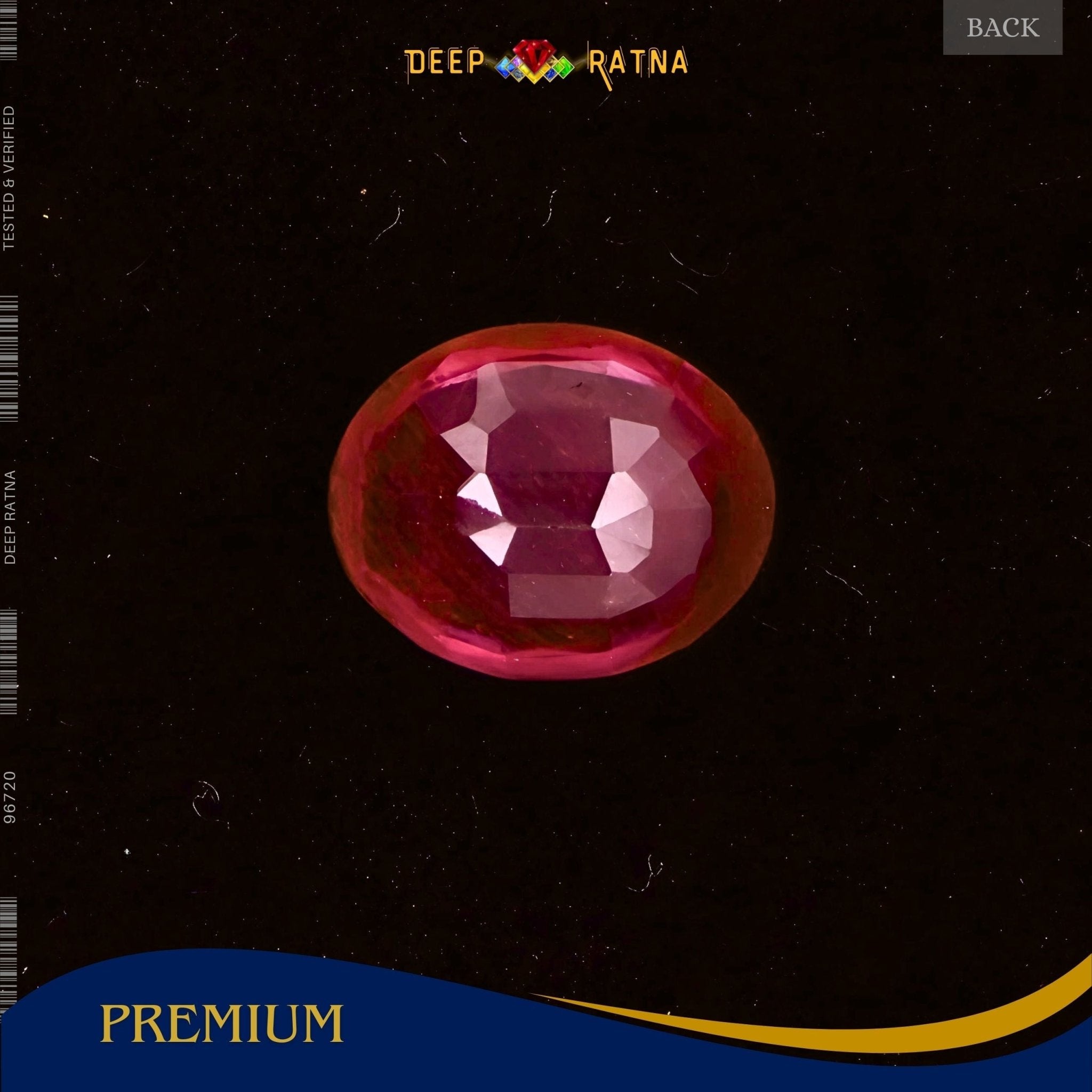 Ruby 4 Carat (Mozambique) - Deep Ratna