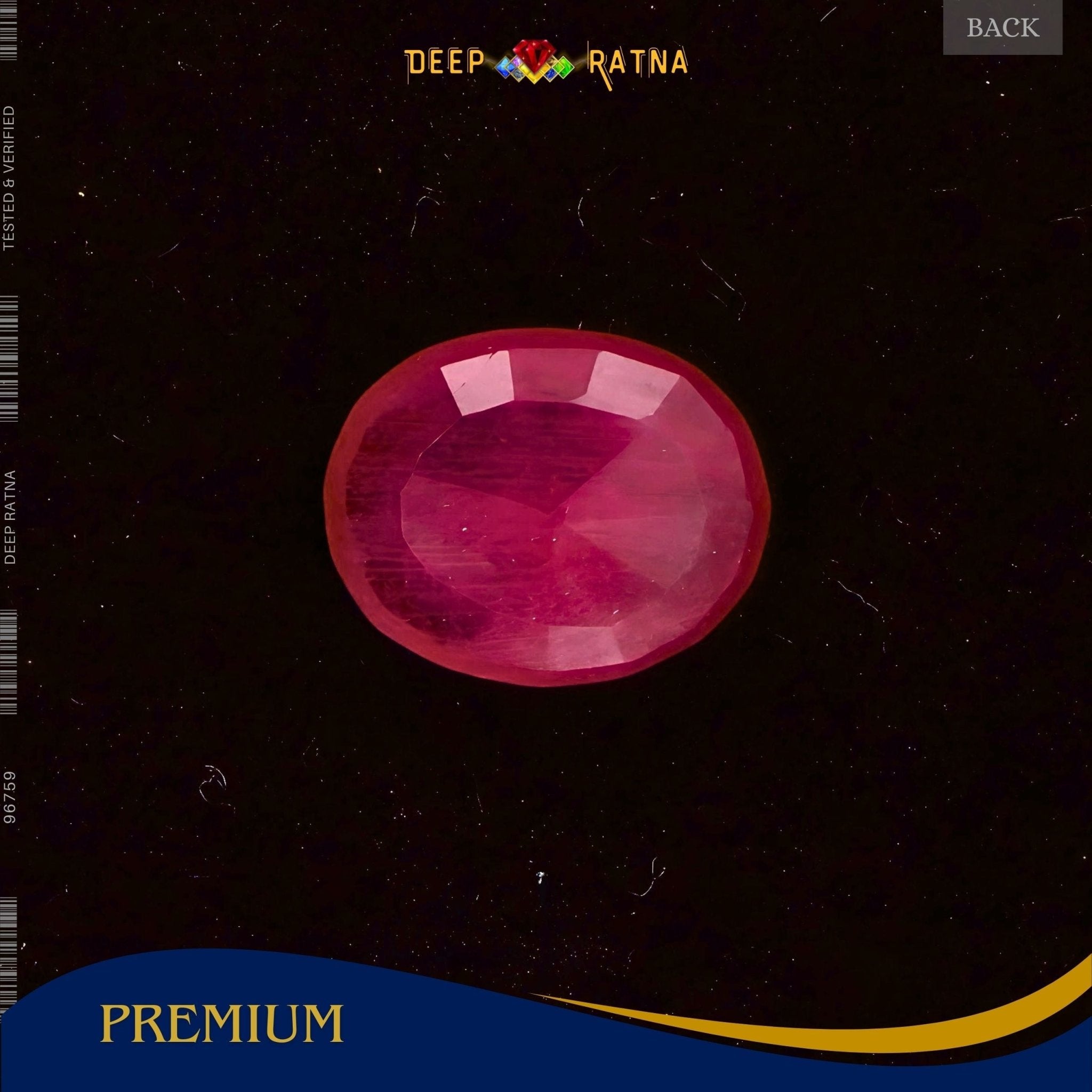 Ruby 4 Carat (Mozambique) - Deep Ratna