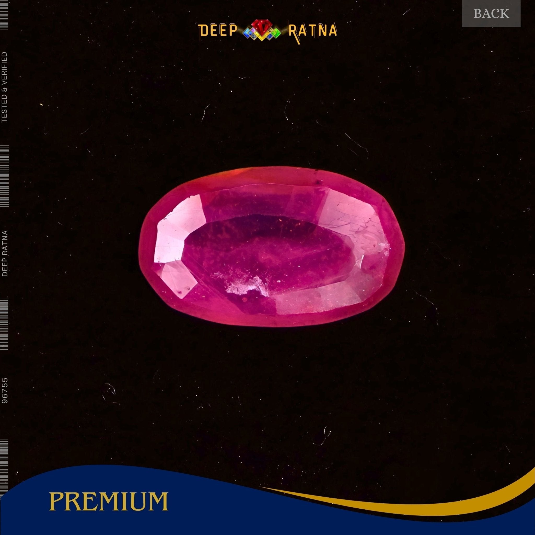 Ruby 4 Carat (Mozambique) - Deep Ratna