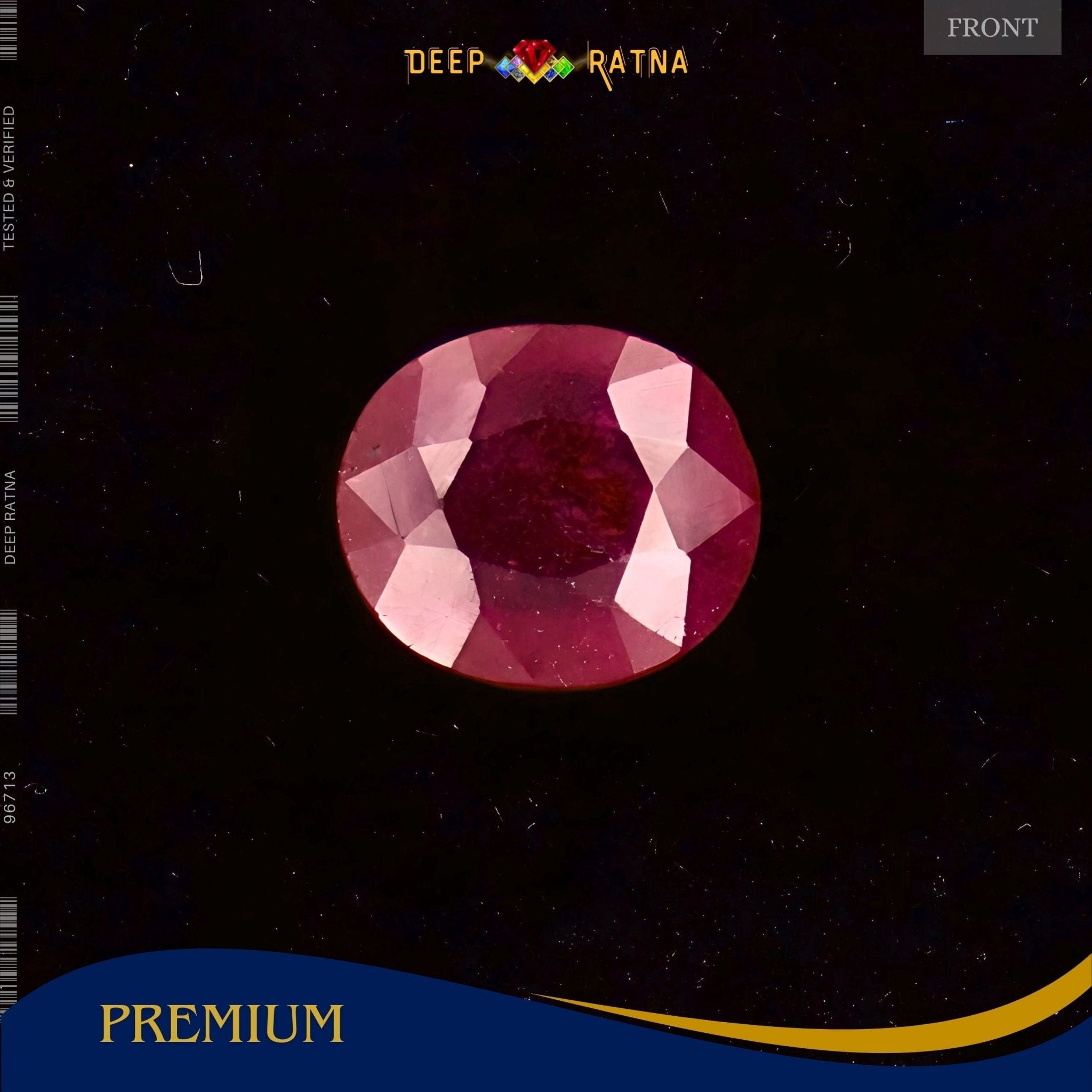 Ruby 4.60 Carat (Mozambique) - Deep Ratna
