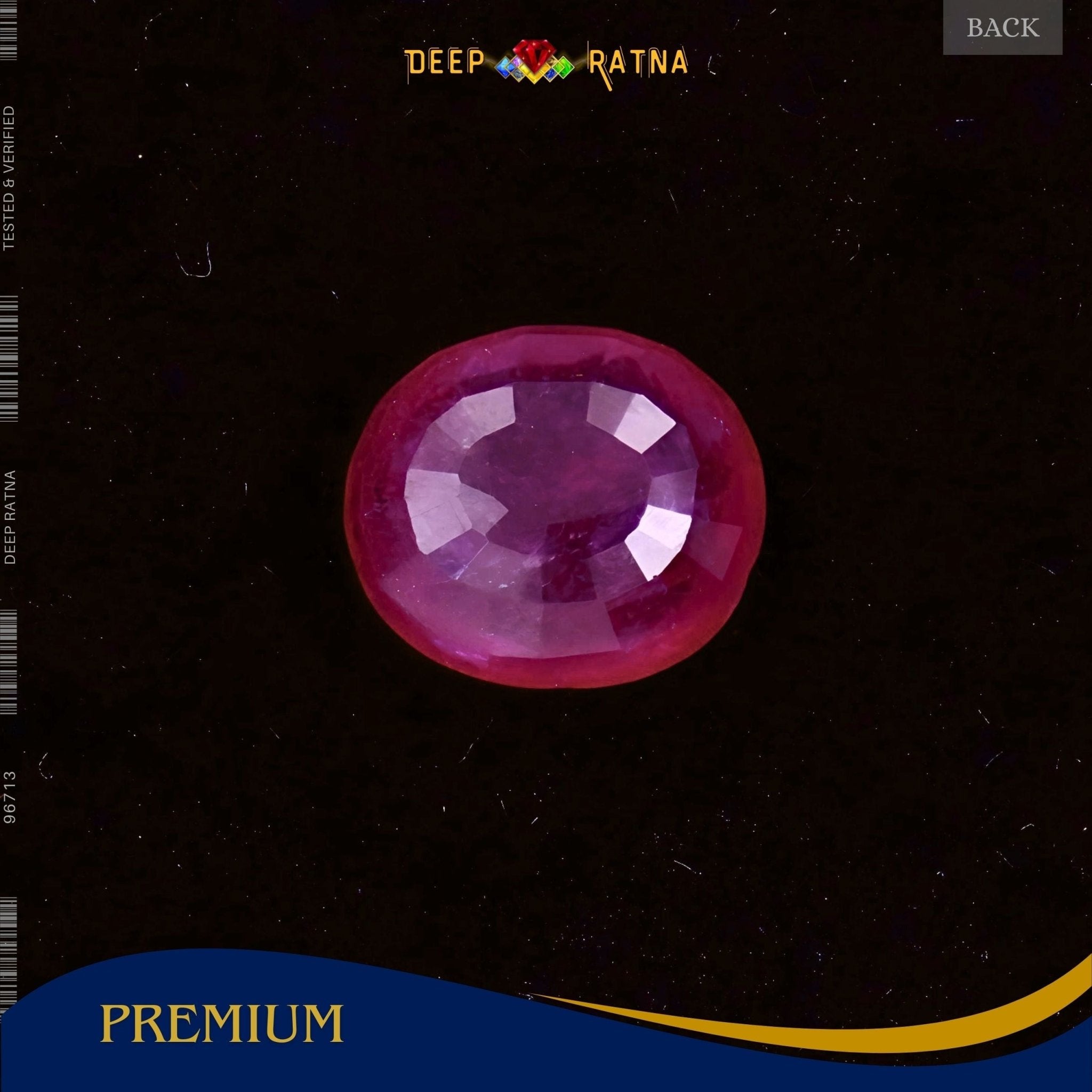 Ruby 4.60 Carat (Mozambique) - Deep Ratna