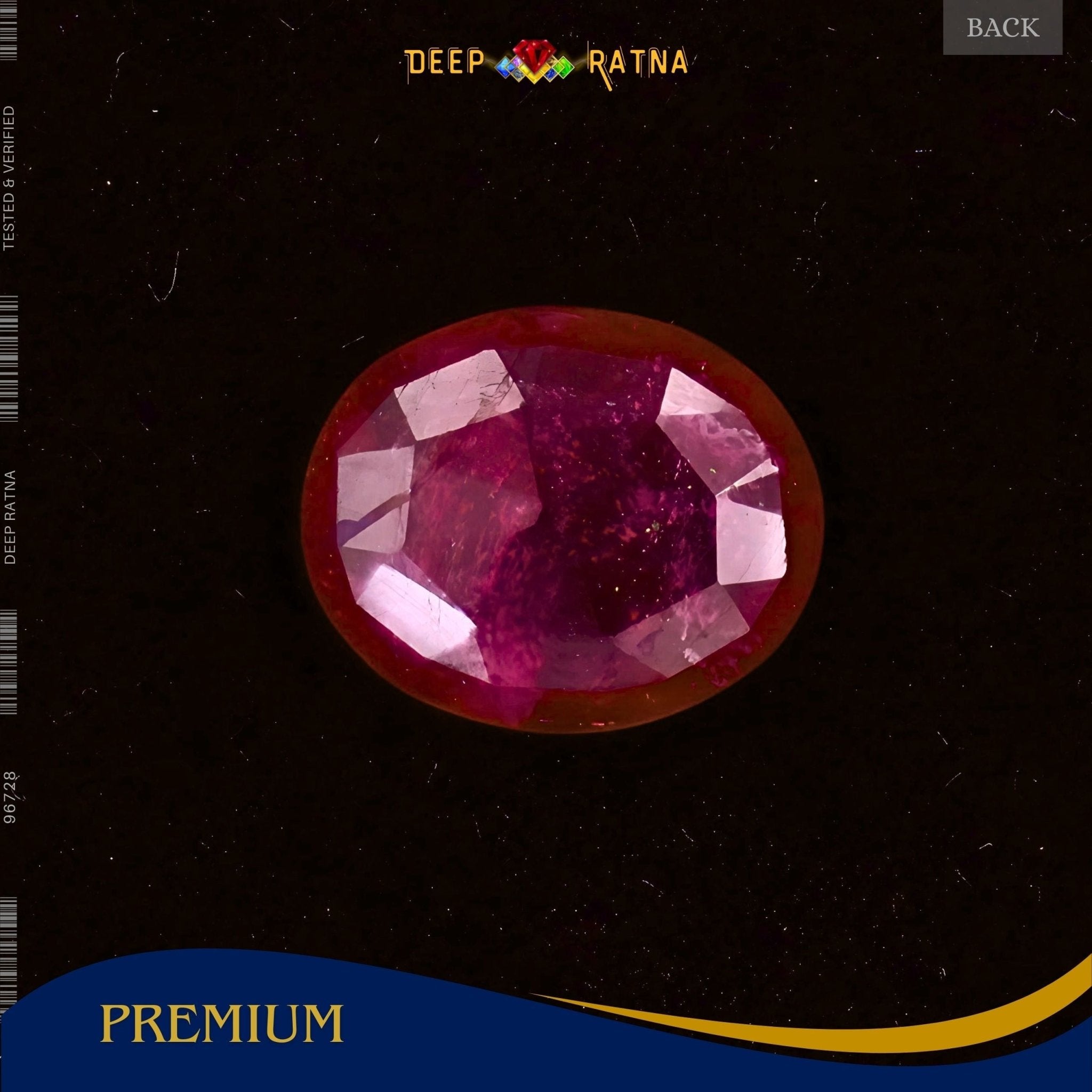 Ruby 4.70 Carat (Mozambique) - Deep Ratna