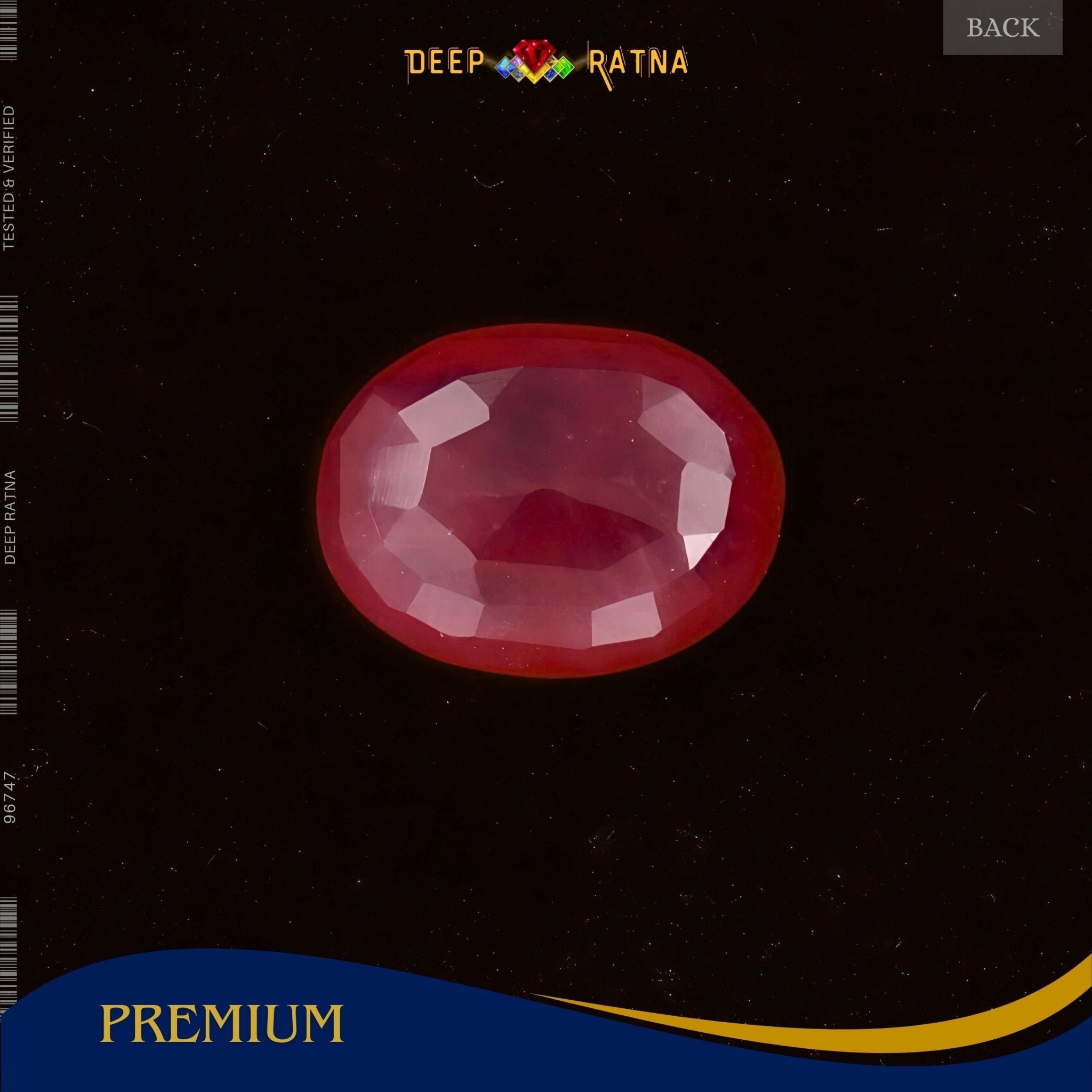 Ruby 4.80 Carat (Mozambique) - Deep Ratna