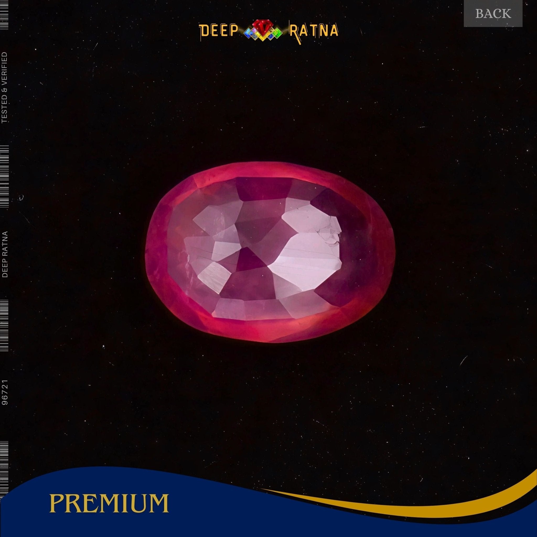 Ruby 4.80 Carat (Mozambique) - Deep Ratna