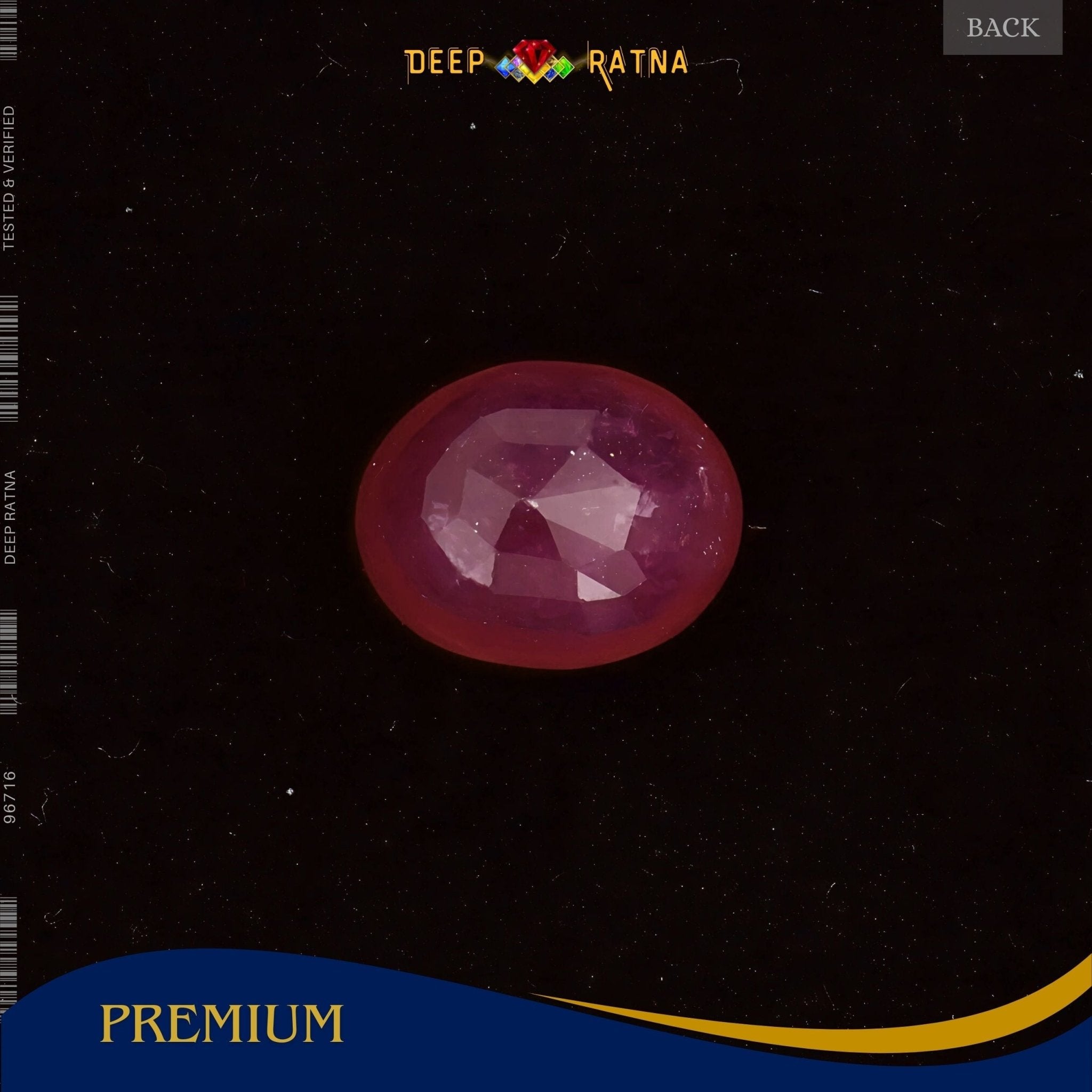 Ruby 5.90 Carat (Mozambique) - Deep Ratna