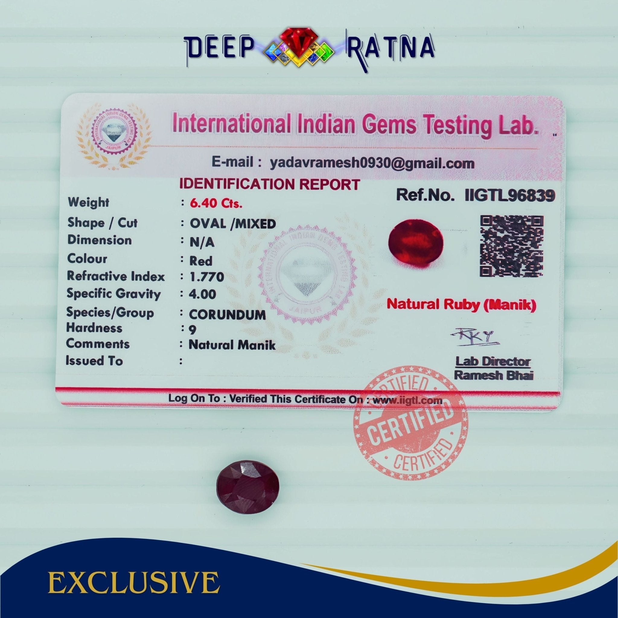 Sample Variable Products - Deep Ratna
