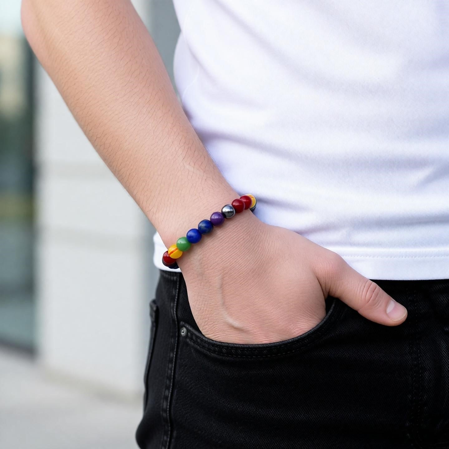 Seven Chakra Bracelet - Deep Ratna