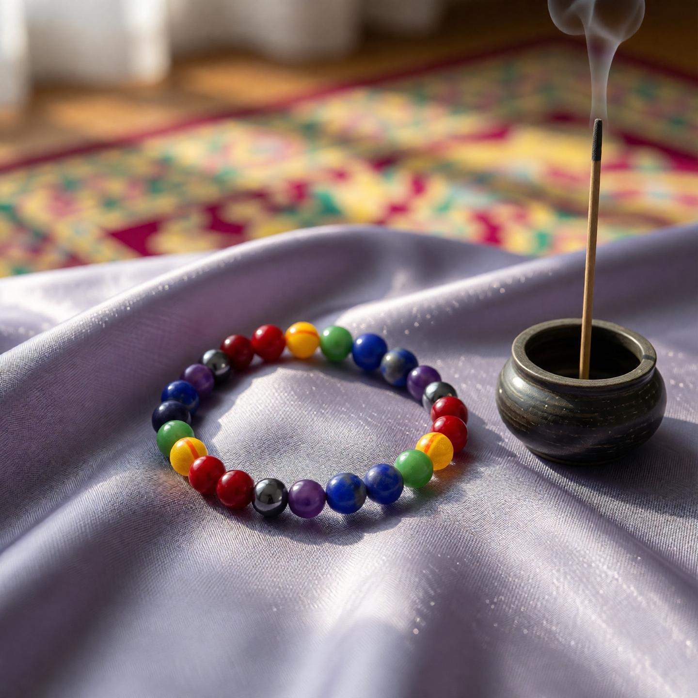 Seven Chakra Bracelet - Deep Ratna