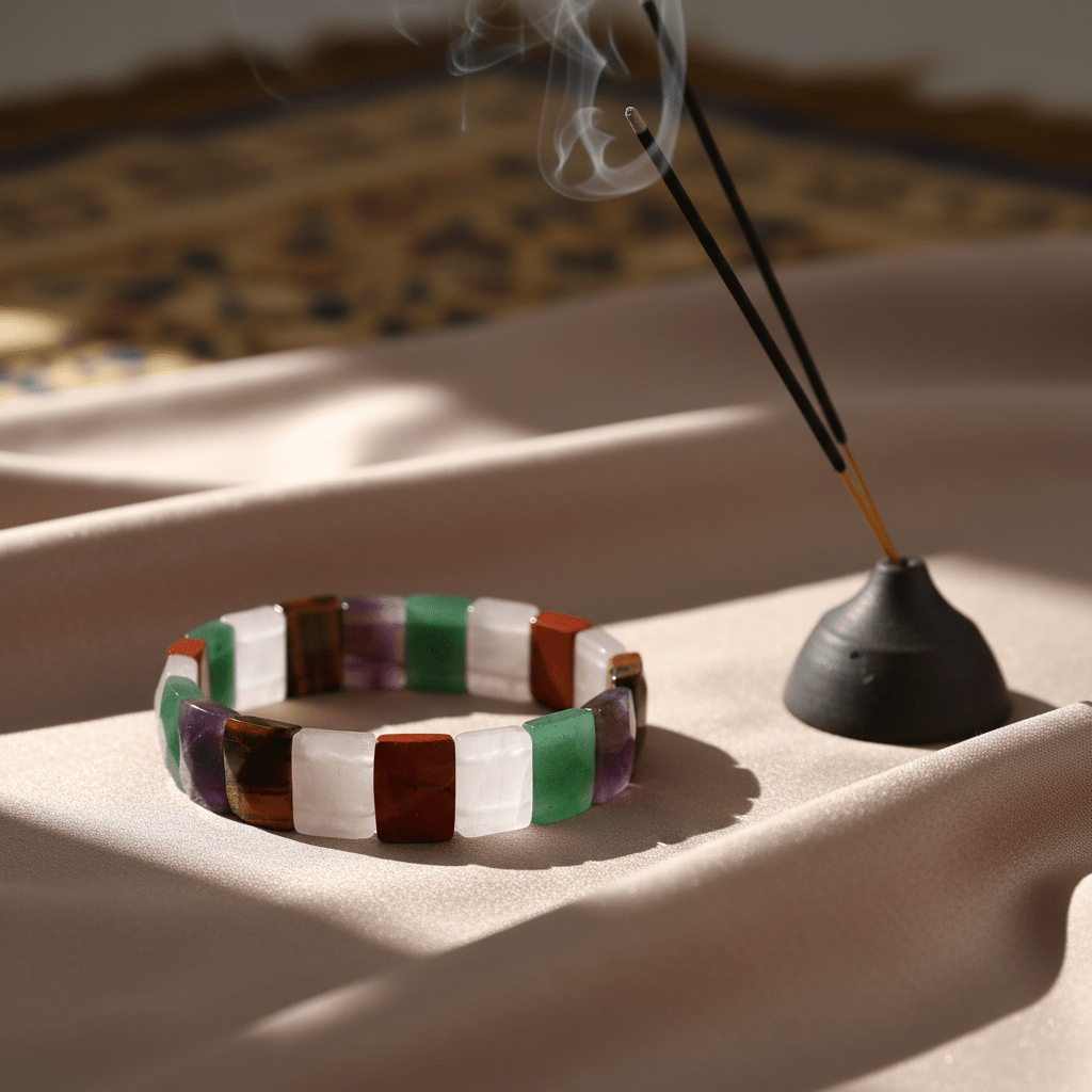 Seven Chakra Bracelet (Exclusive) - Deep Ratna