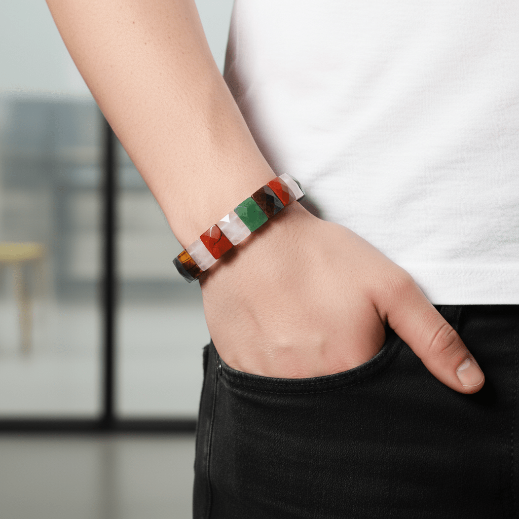 Seven Chakra Bracelet (Exclusive) - Deep Ratna