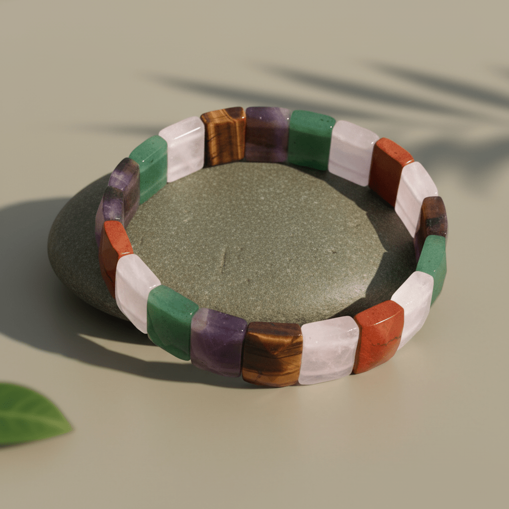 Seven Chakra Bracelet (Exclusive) - Deep Ratna
