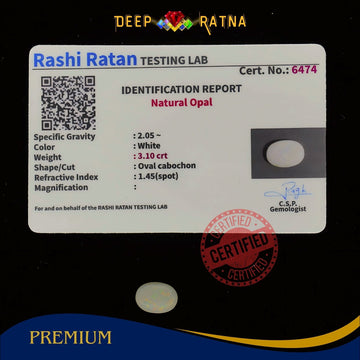Single Fire Opal 3.10 Carat (Doublet) - Deep Ratna