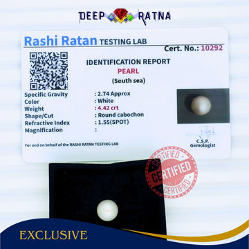 South Sea Pearl 4.42 Carat Cultured - Deep Ratna