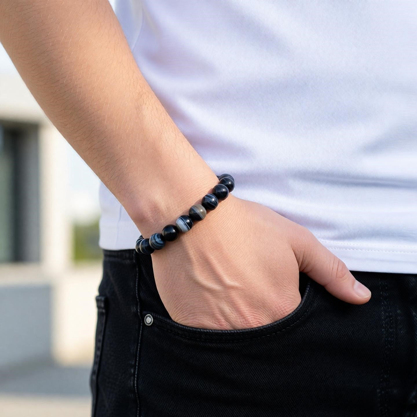 Sulemani Hakik Bracelet (Exclusive) - Deep Ratna