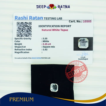 White Topaz 3.25 Carat - Deep Ratna