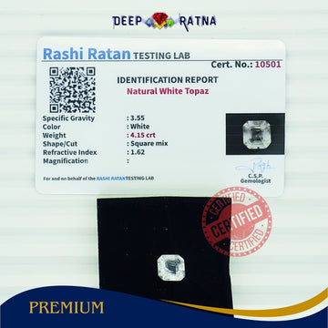 White Topaz 4.15 Carat - Deep Ratna