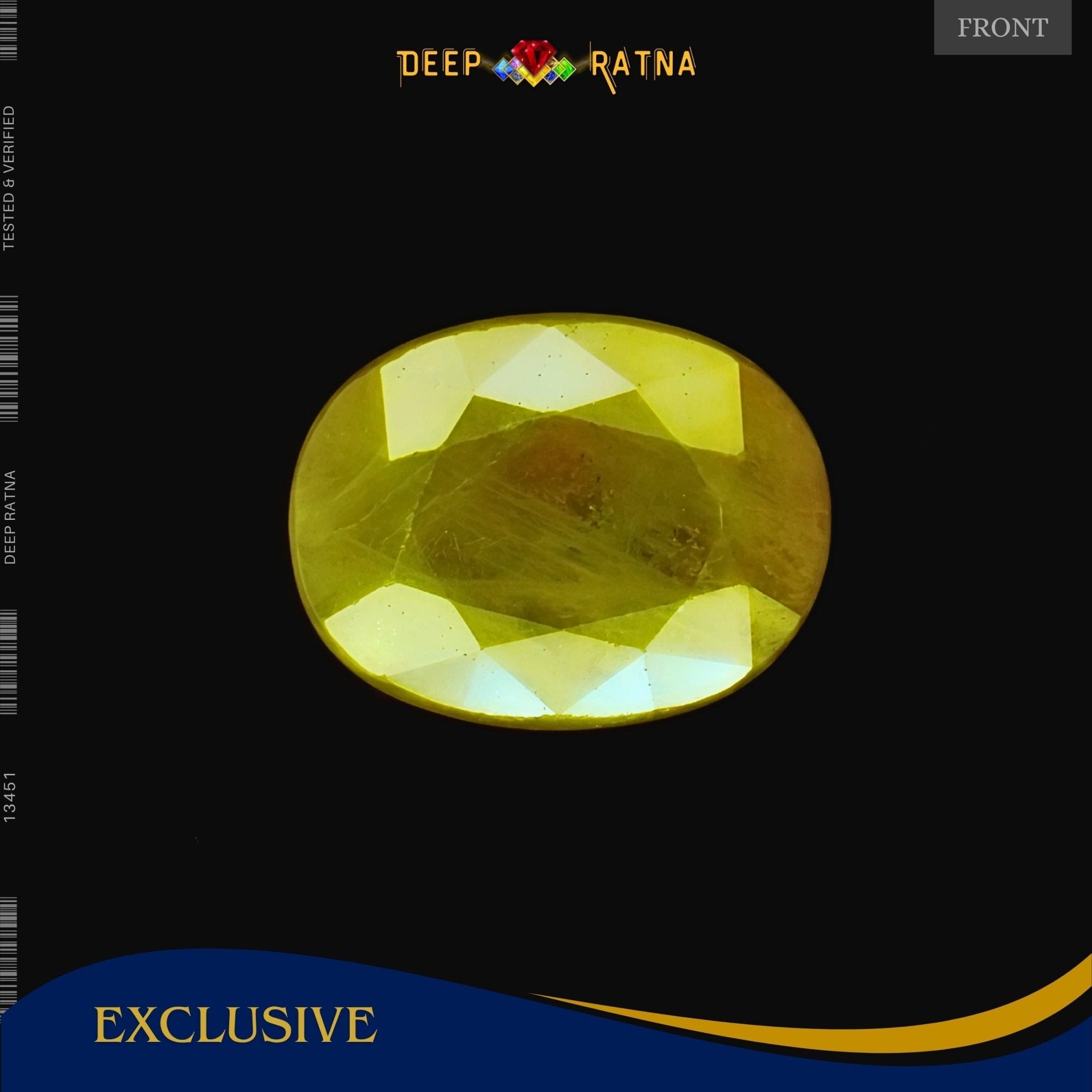 Yellow Sapphire 10.70 Carat (Thailand) - Deep Ratna