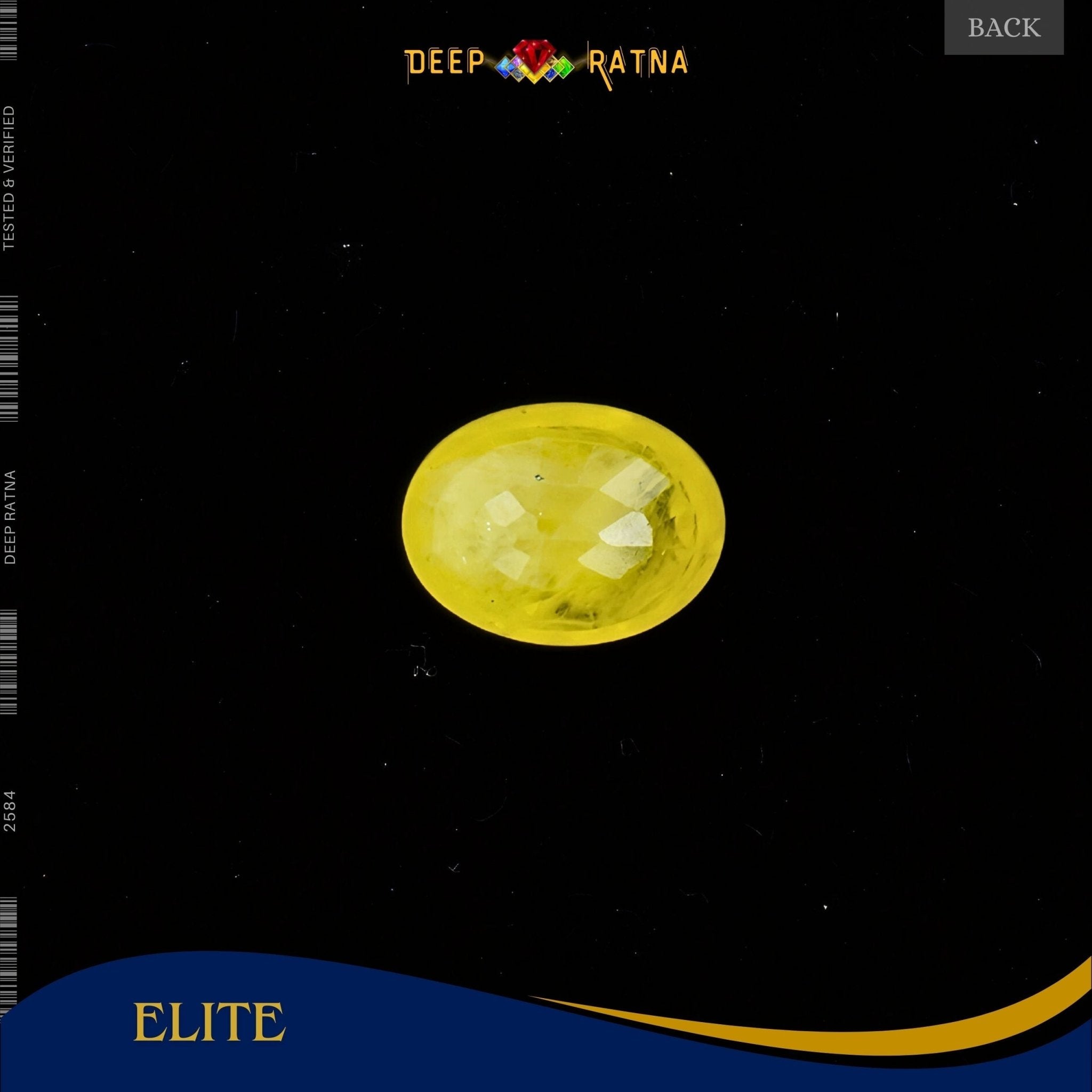 Yellow Sapphire 2.44 Carat (Thailand) - Deep Ratna