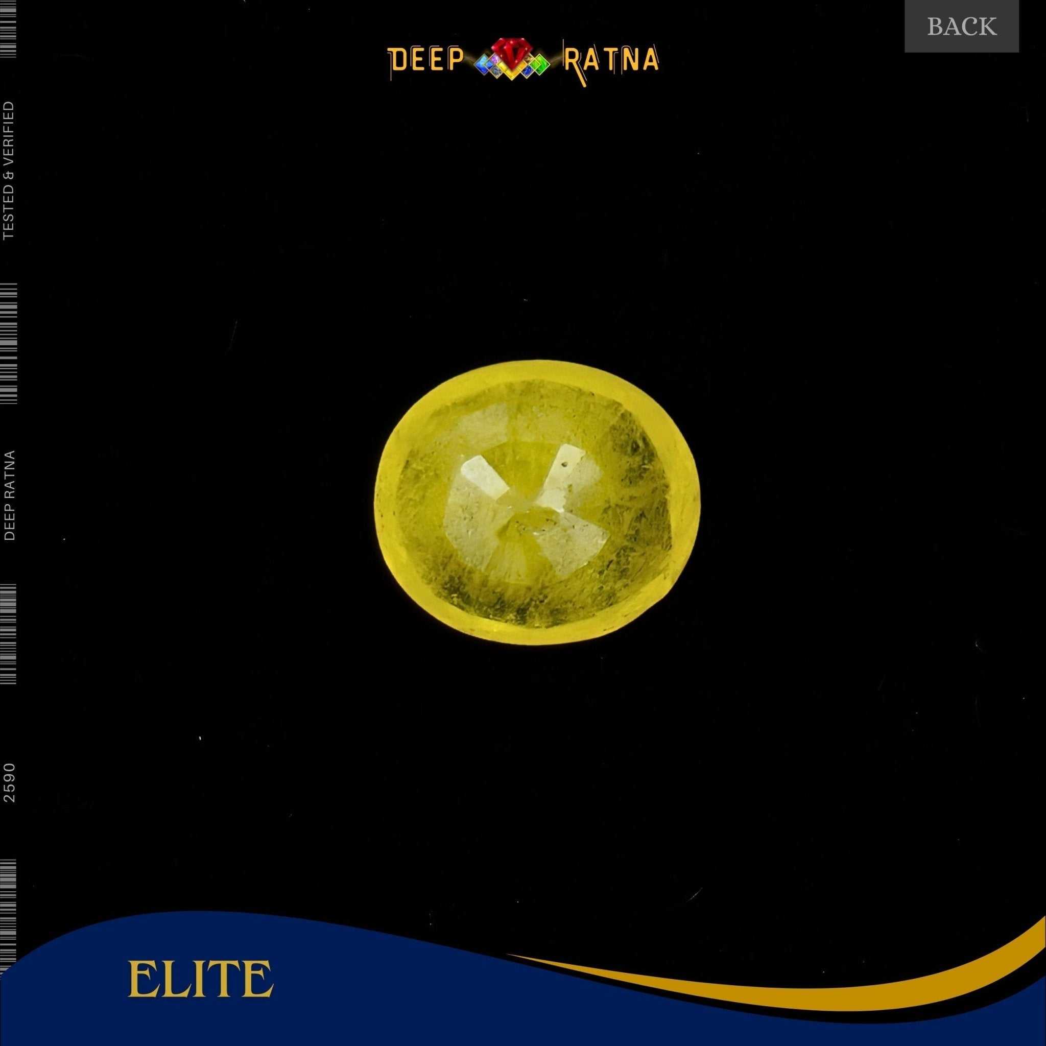 Yellow Sapphire 2.62 Carat (Thailand) - Deep Ratna