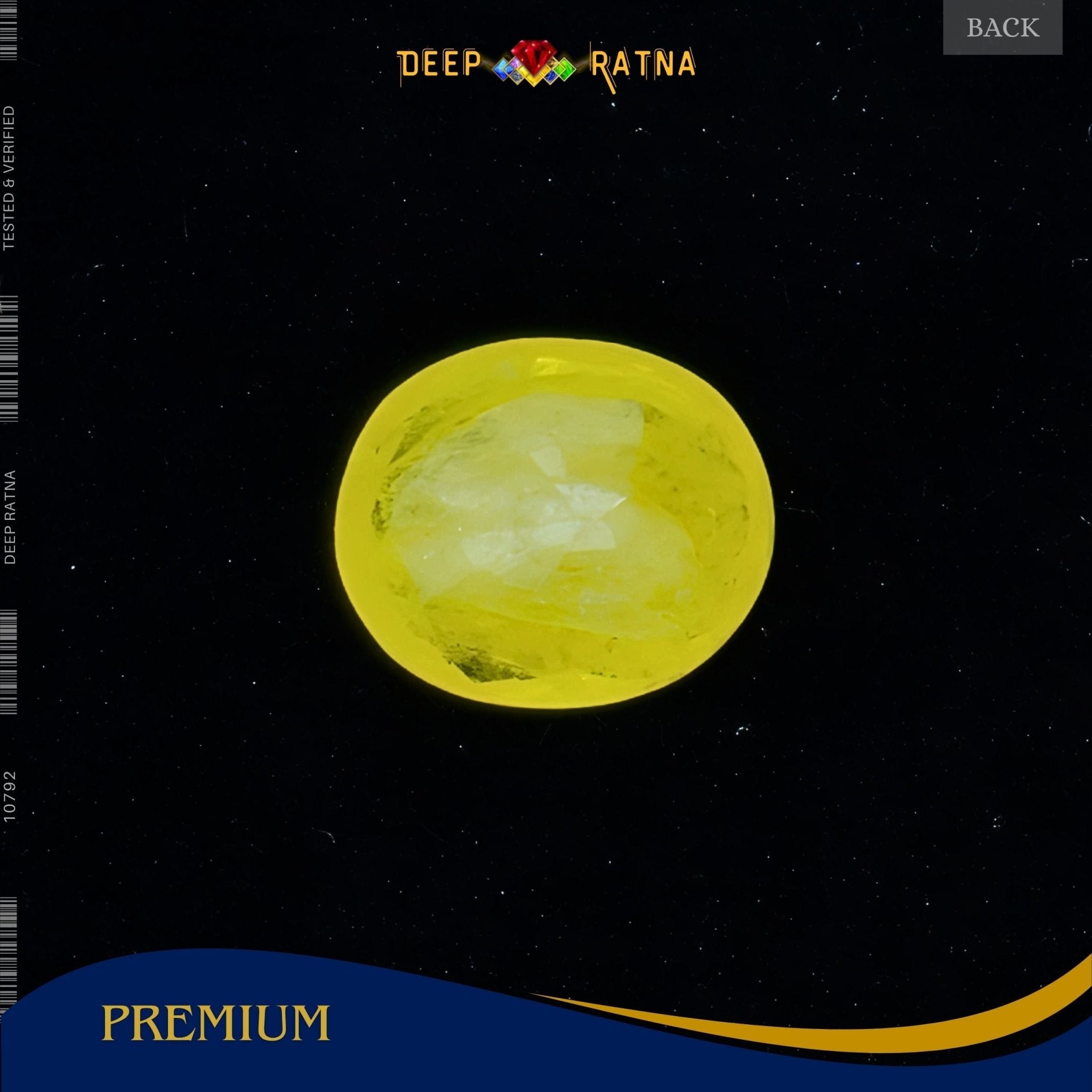 Yellow Sapphire 2.66 Carat (Thailand) - Deep Ratna