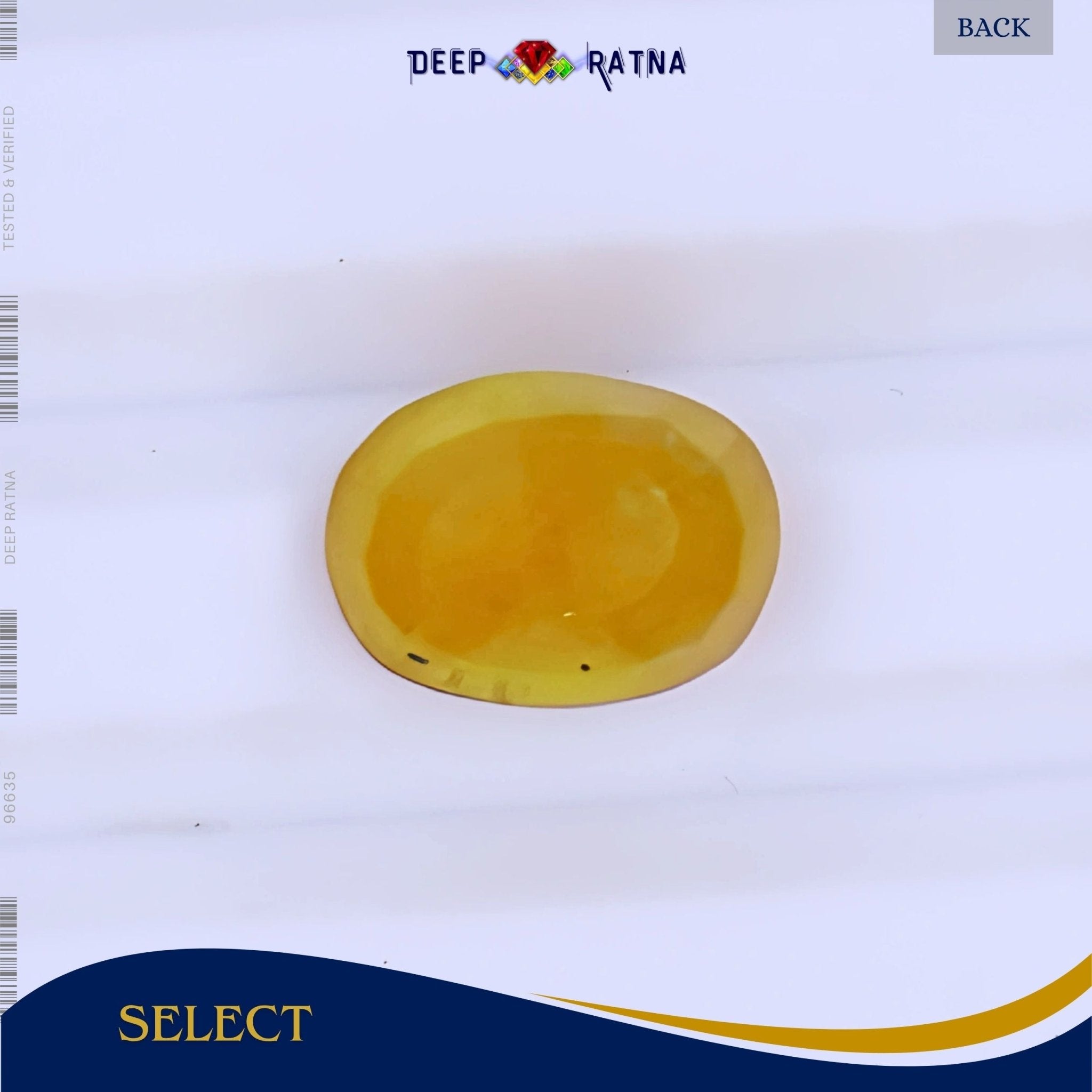 Yellow Sapphire 2.71 Carat (Thailand) - Deep Ratna