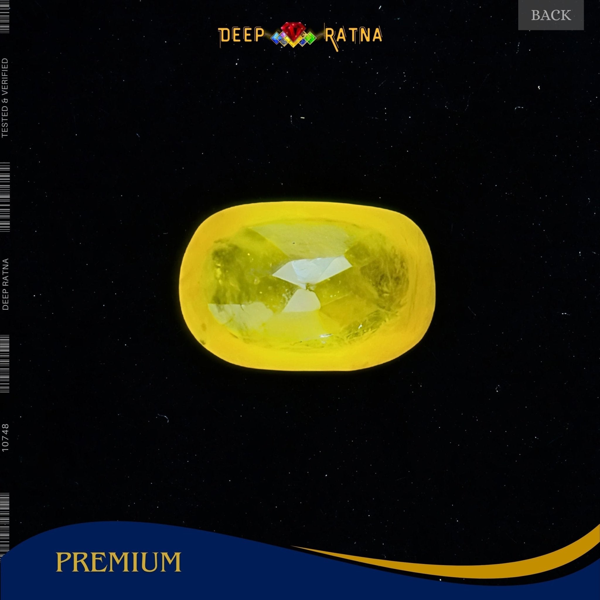 Yellow Sapphire 2.76 Carat (Thailand) - Deep Ratna