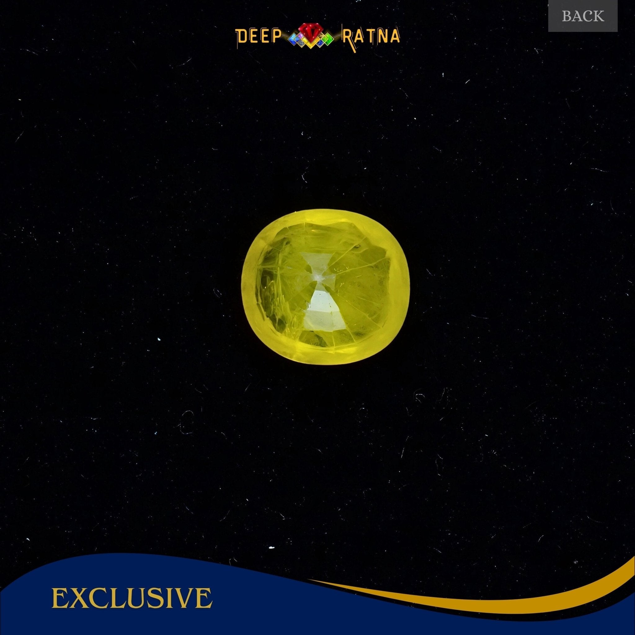 Yellow Sapphire 2.76 Carat (Thailand) - Deep Ratna
