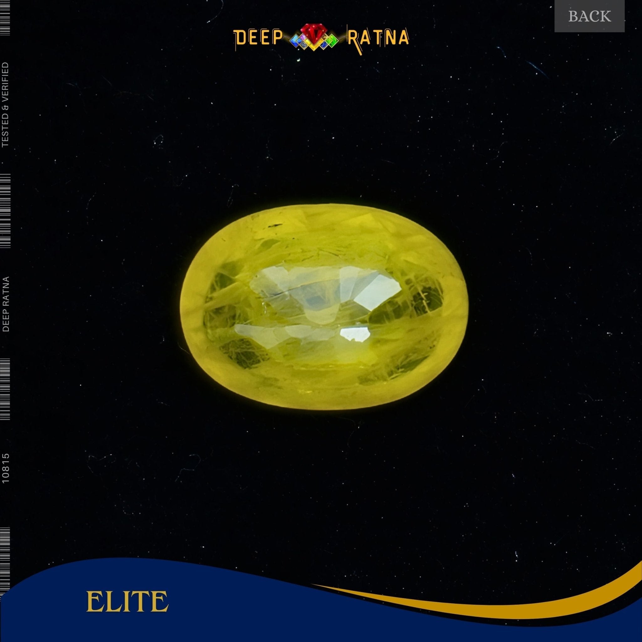 Yellow Sapphire 2.77 Carat (Thailand) - Deep Ratna
