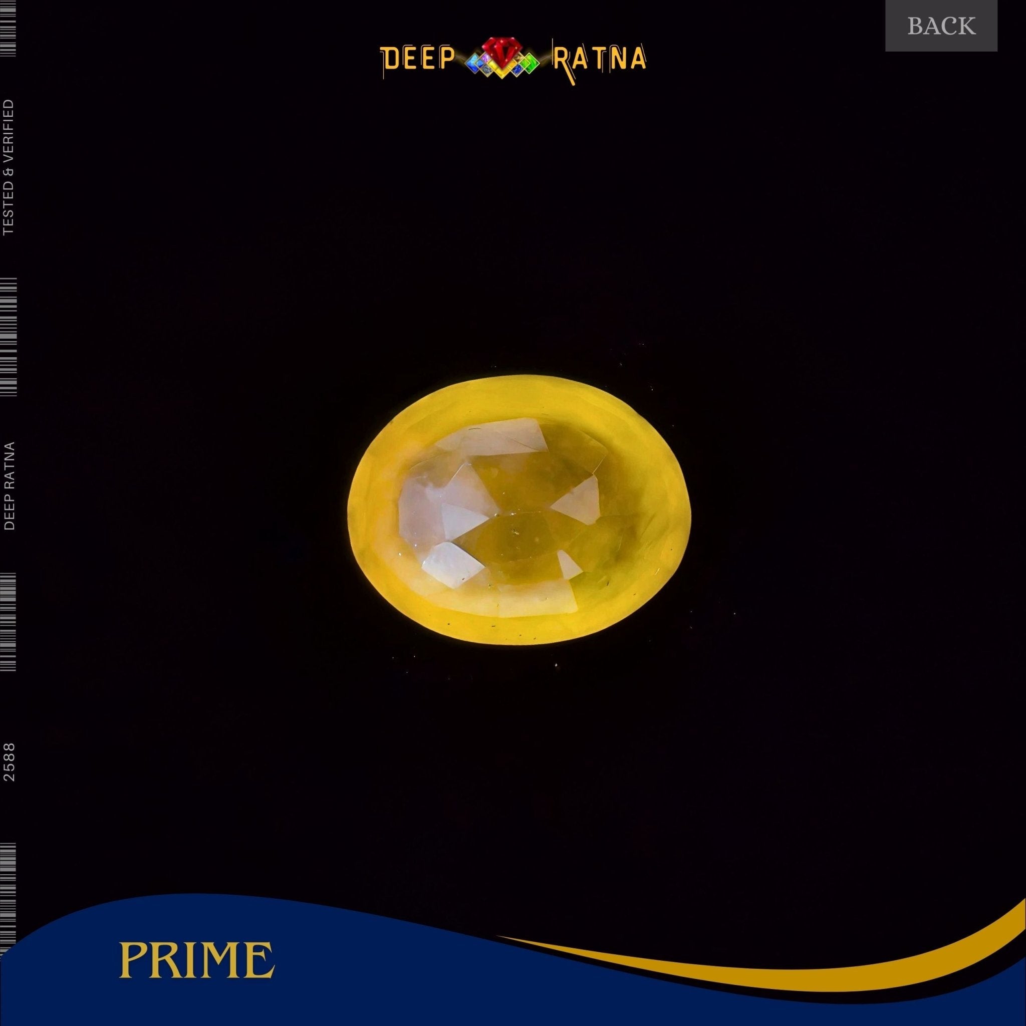 Yellow Sapphire 2.77 Carat (Thailand) - Deep Ratna