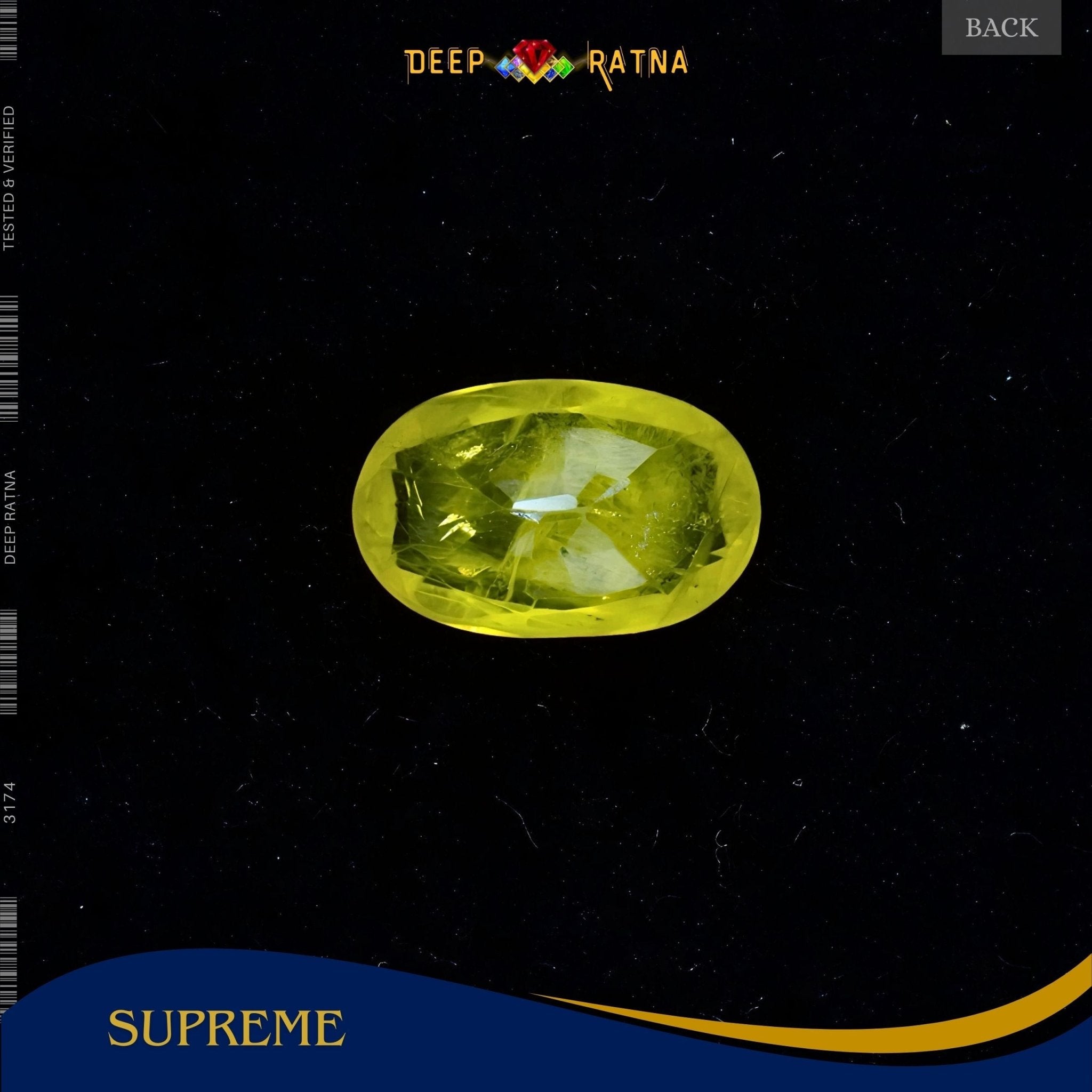 Yellow Sapphire 2.80 Carat (Thailand) - Deep Ratna