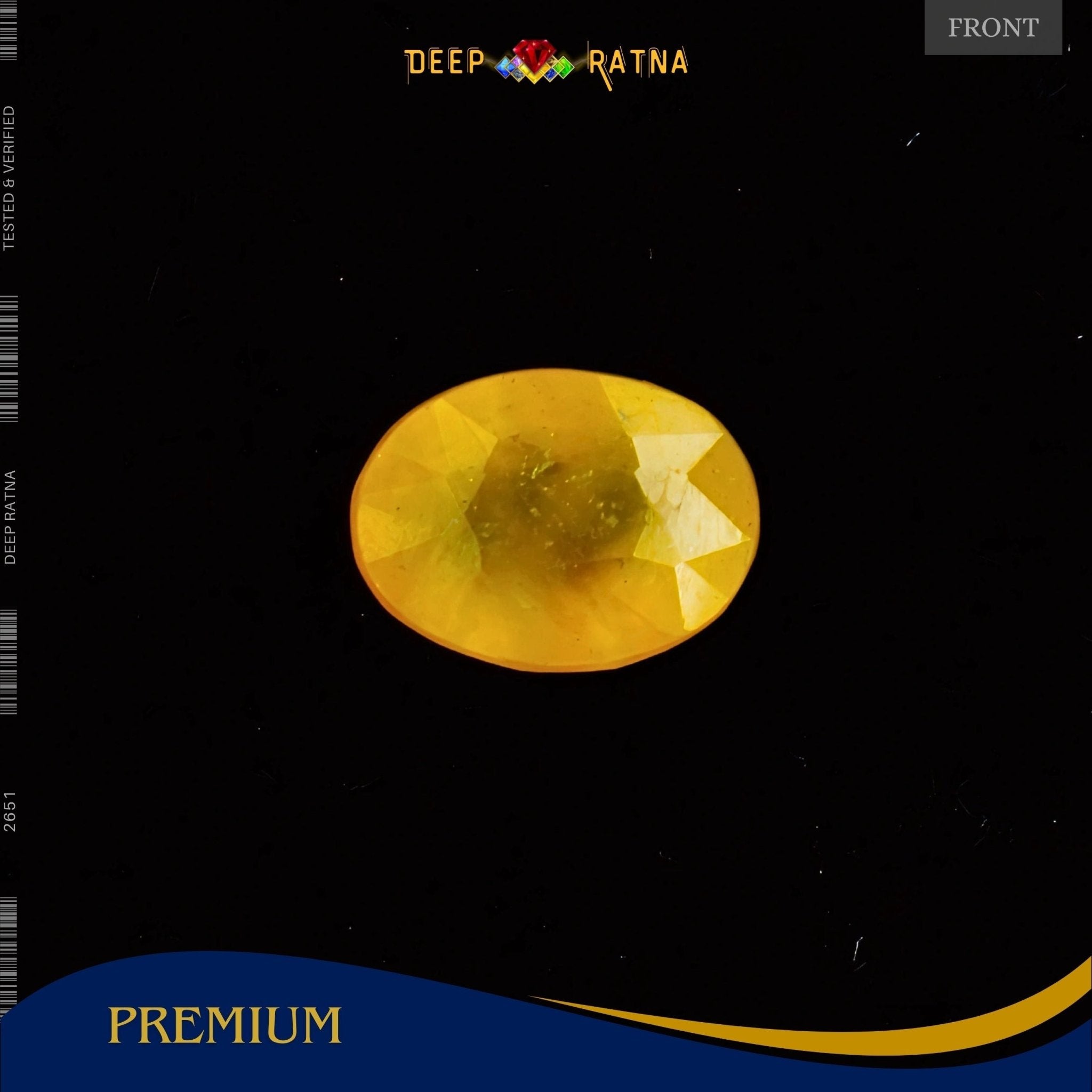 Yellow Sapphire 2.86 Carat (Thailand) - Deep Ratna