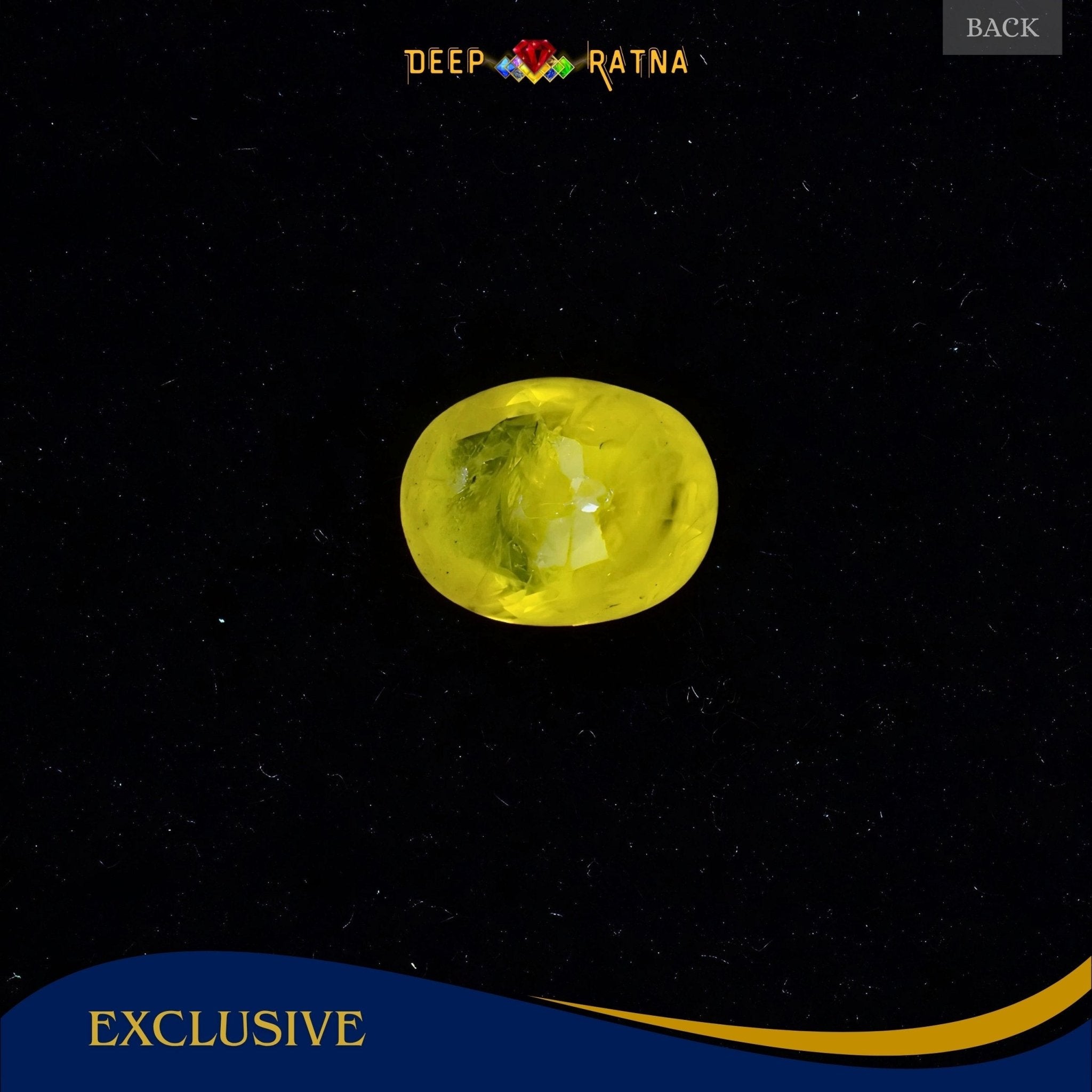 Yellow Sapphire 2.86 Carat (Thailand) - Deep Ratna