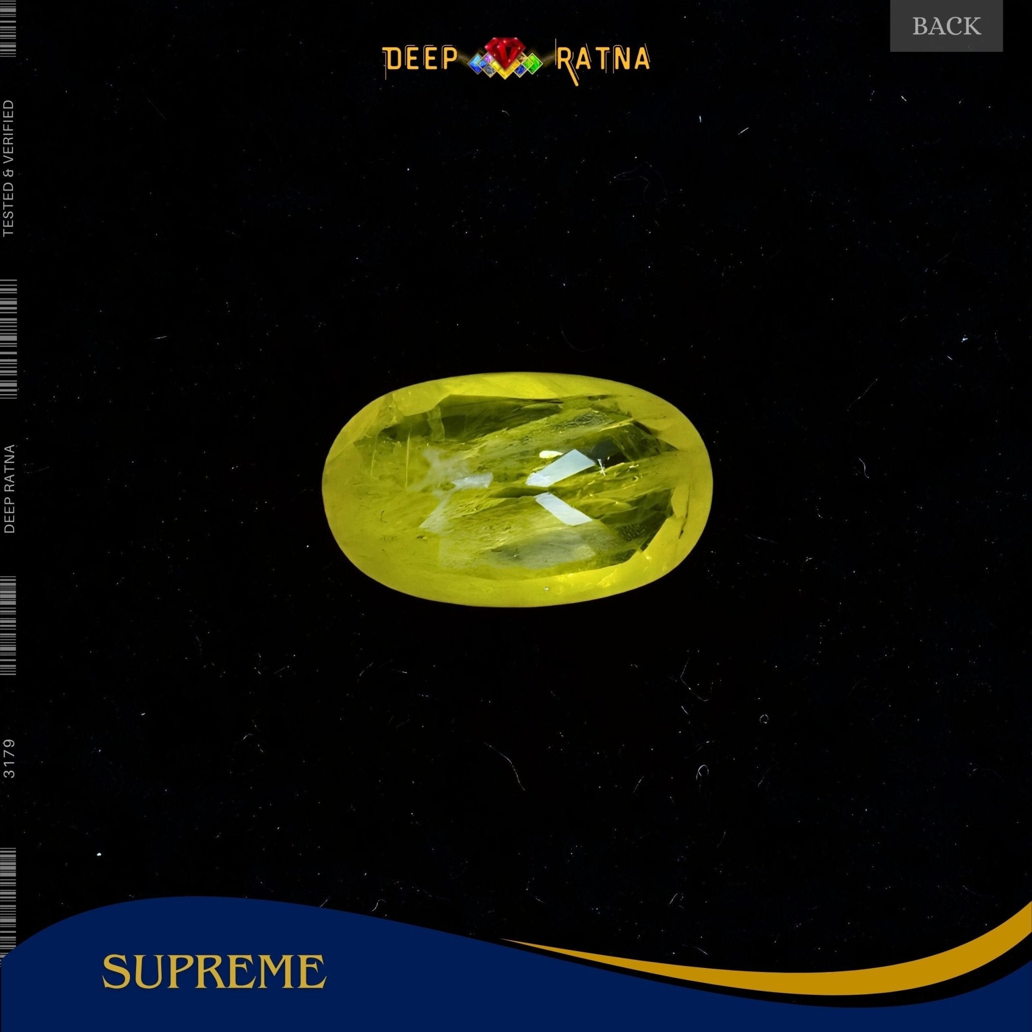 Yellow Sapphire 2.90 Carat (Thailand) - Deep Ratna