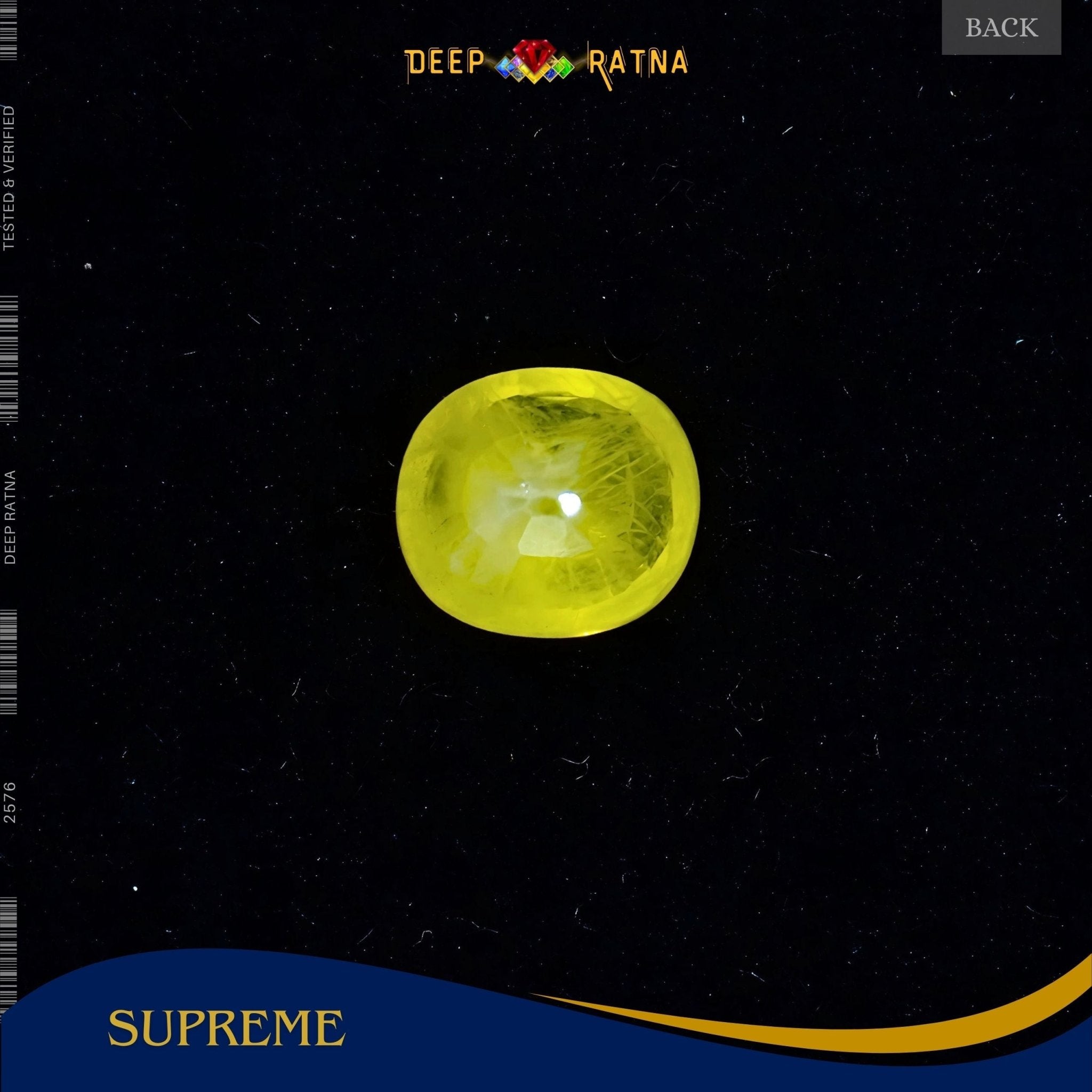 Yellow Sapphire 2.91 Carat (Thailand) - Deep Ratna
