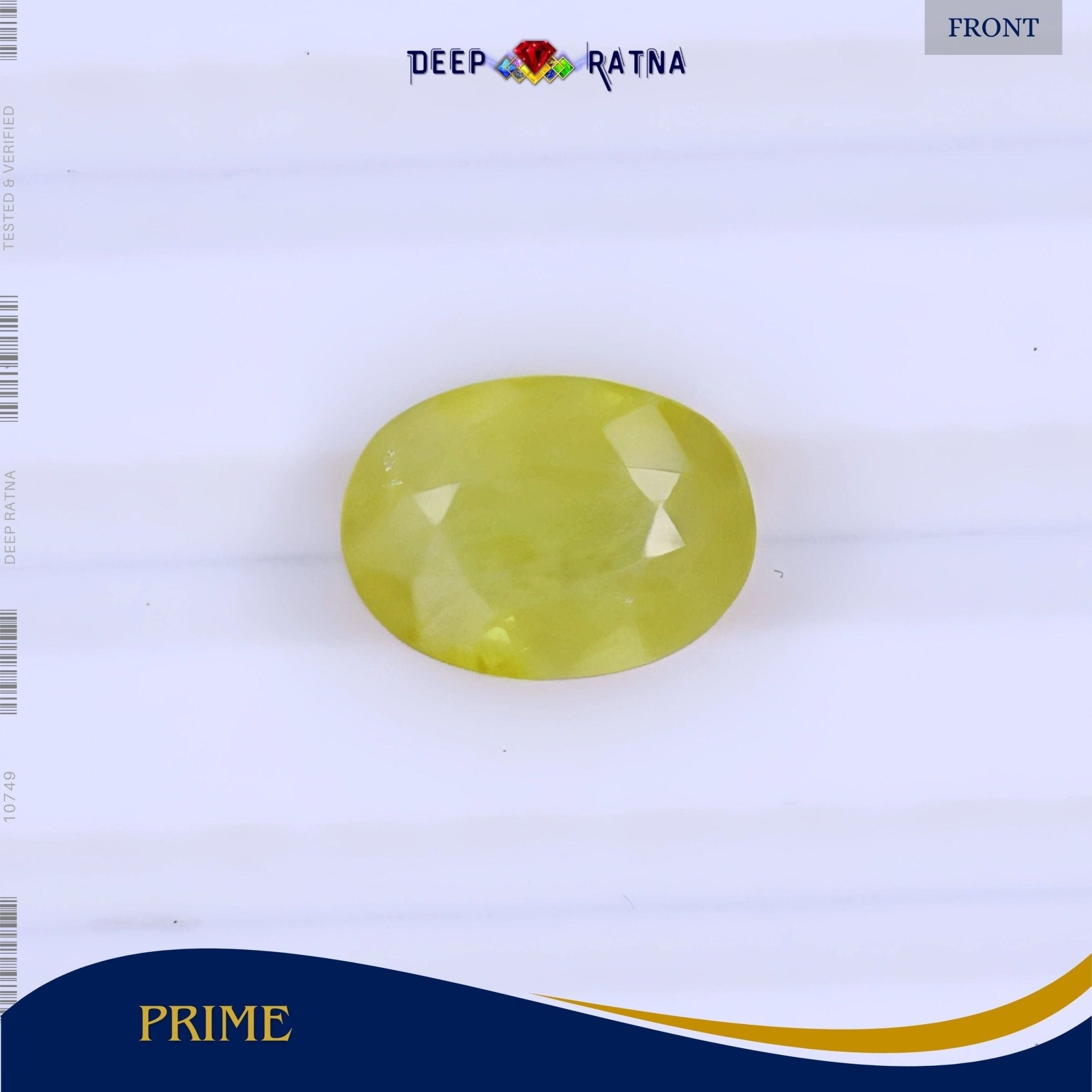 Yellow Sapphire 2.96 Carat (Thailand) - Deep Ratna