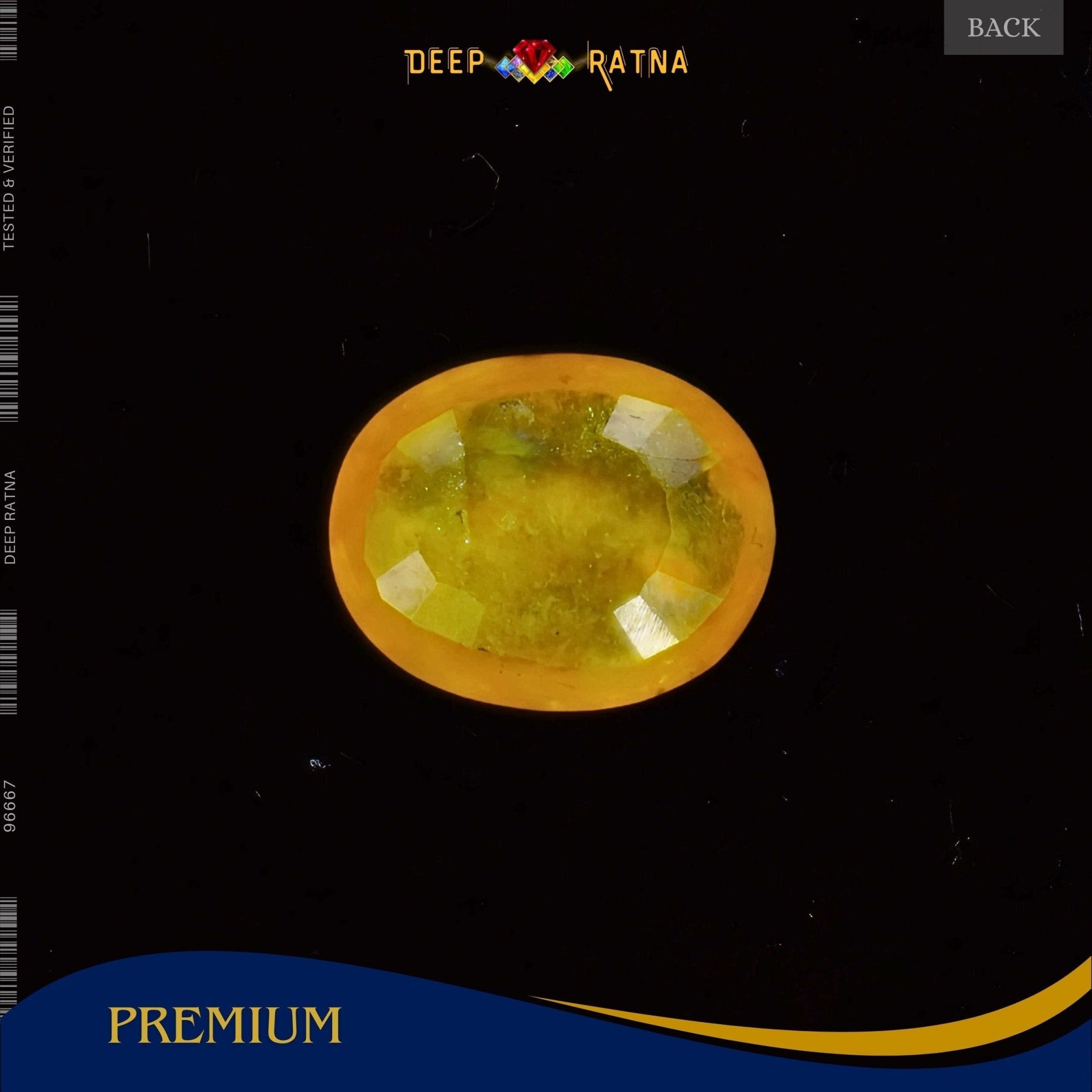 Yellow Sapphire 3 Carat (Thailand) - Deep Ratna