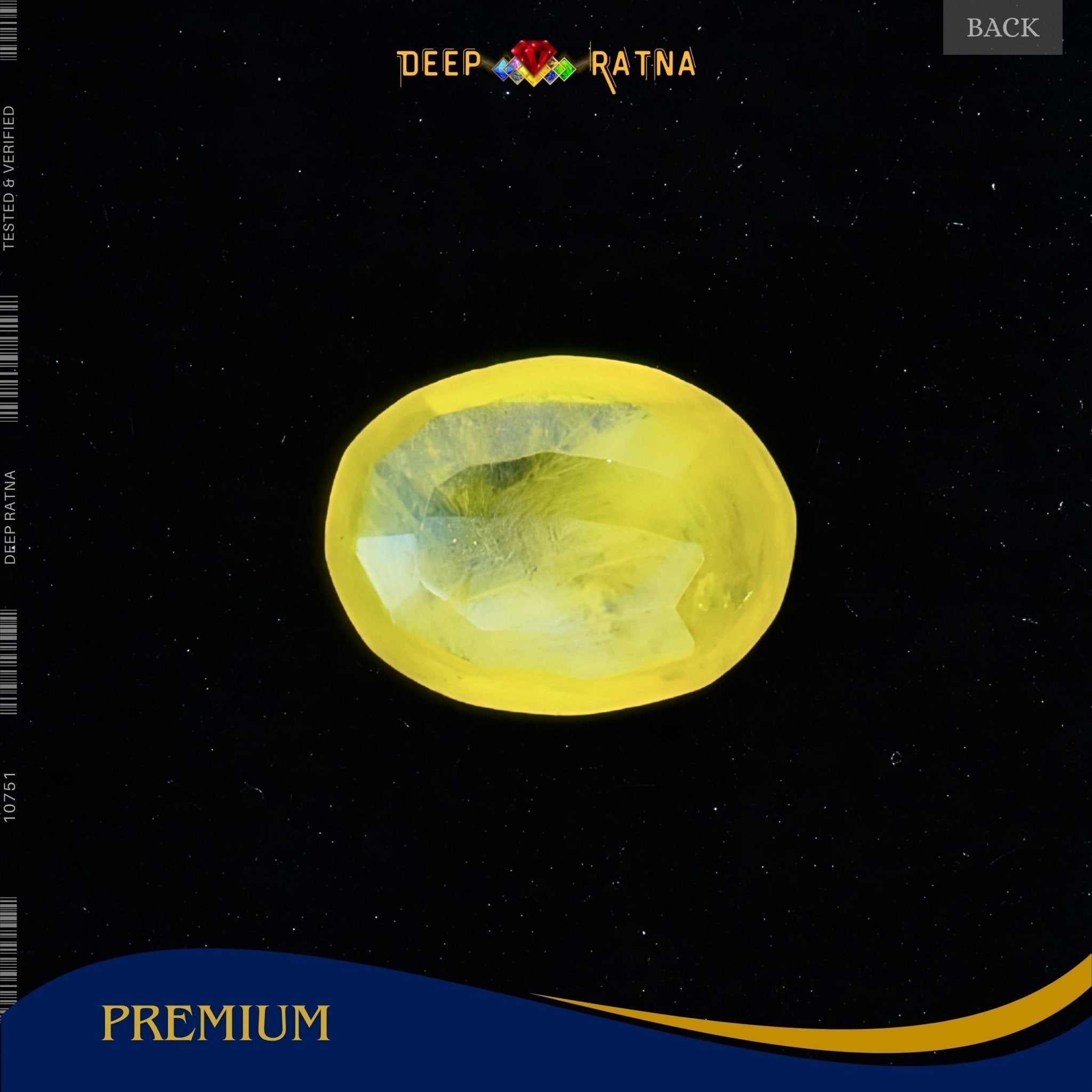 Yellow Sapphire 3.06 Carat (Thailand) - Deep Ratna