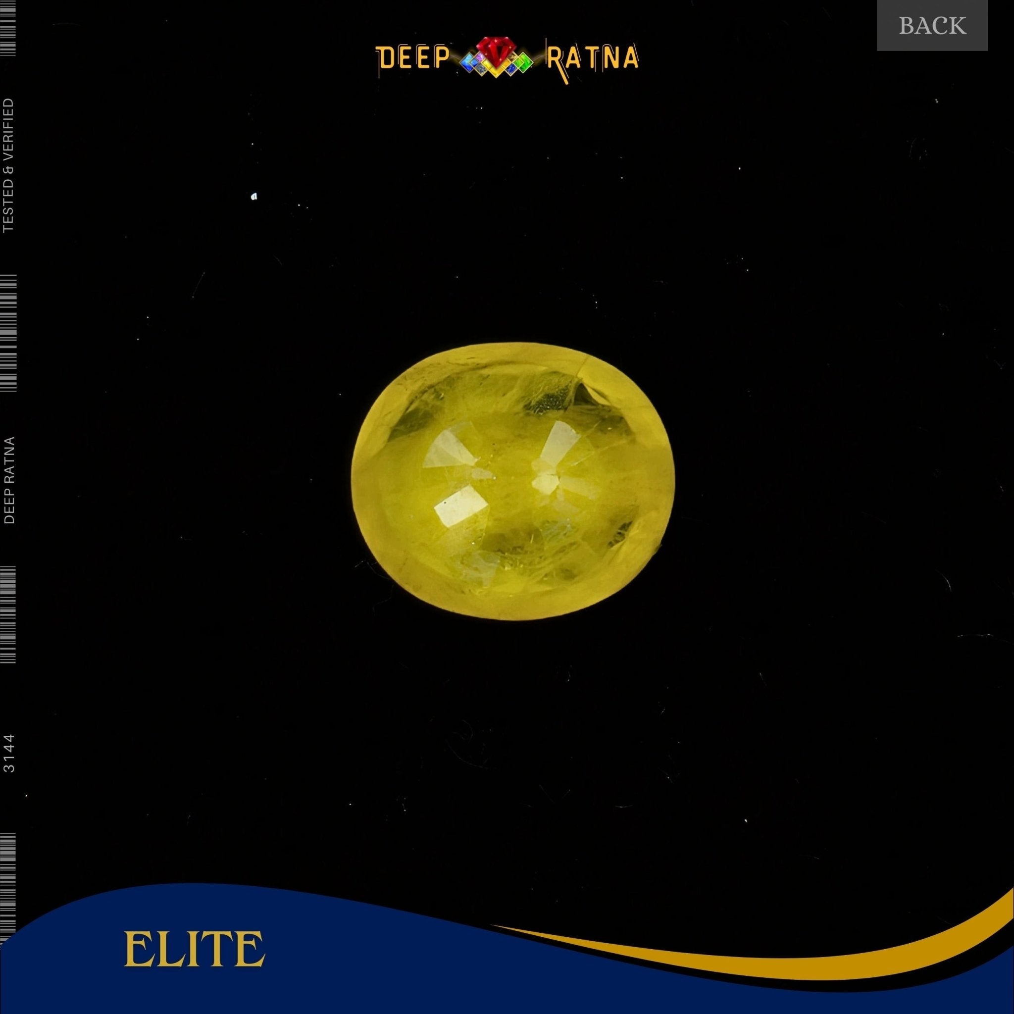 Yellow Sapphire 3.10 Carat (Thailand) - Deep Ratna