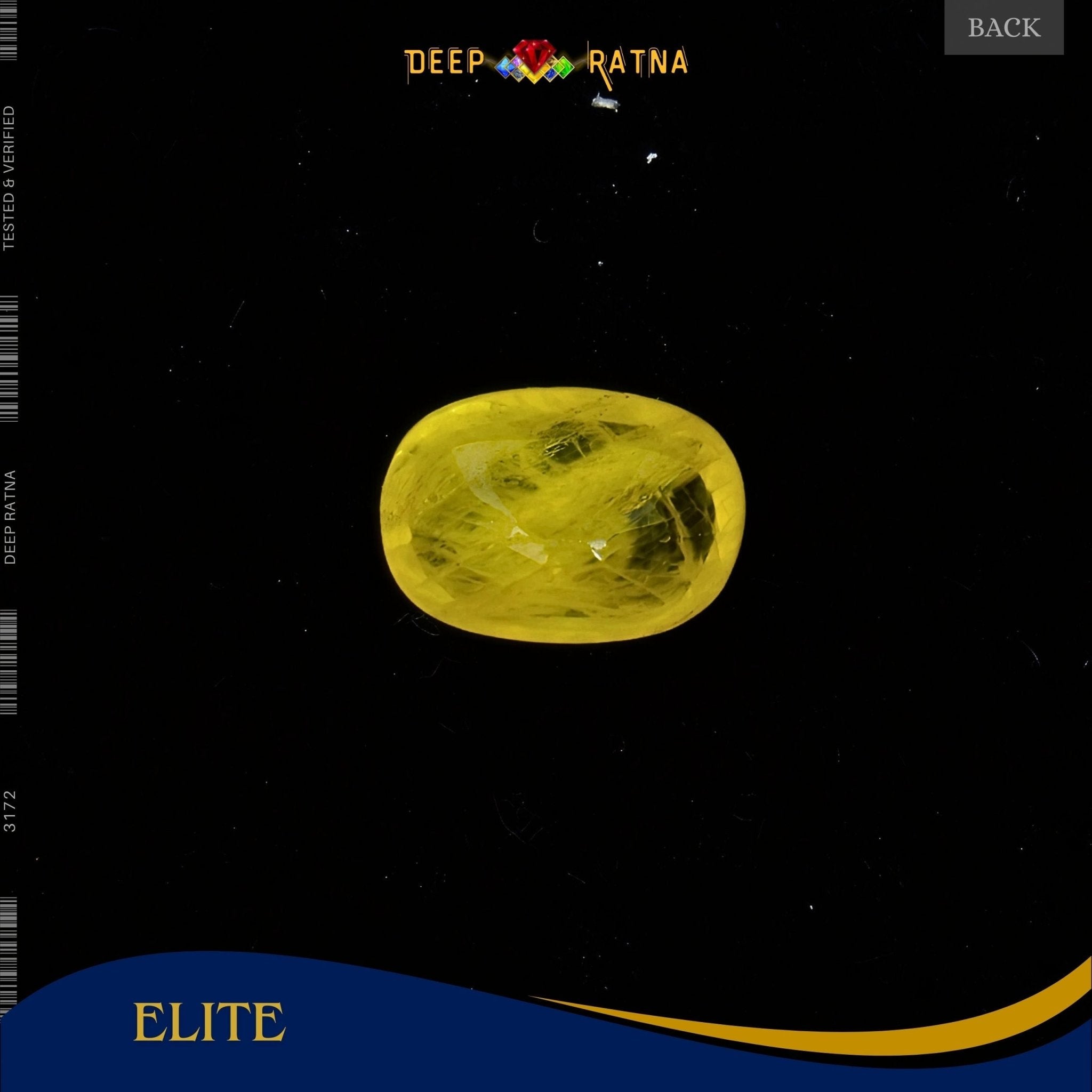 Yellow Sapphire 3.10 Carat (Thailand) - Deep Ratna