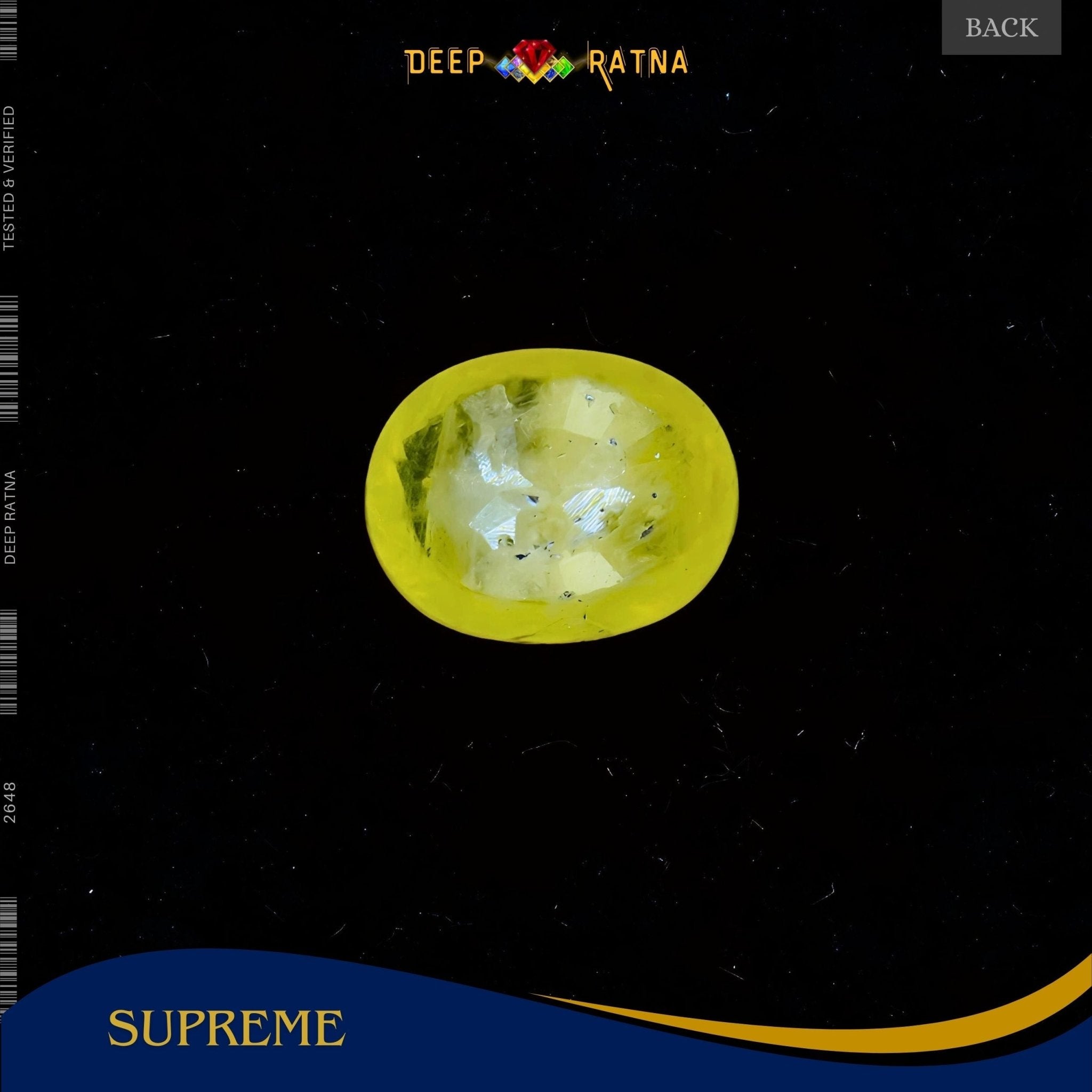 Yellow Sapphire 3.12 Carat (Thailand) - Deep Ratna