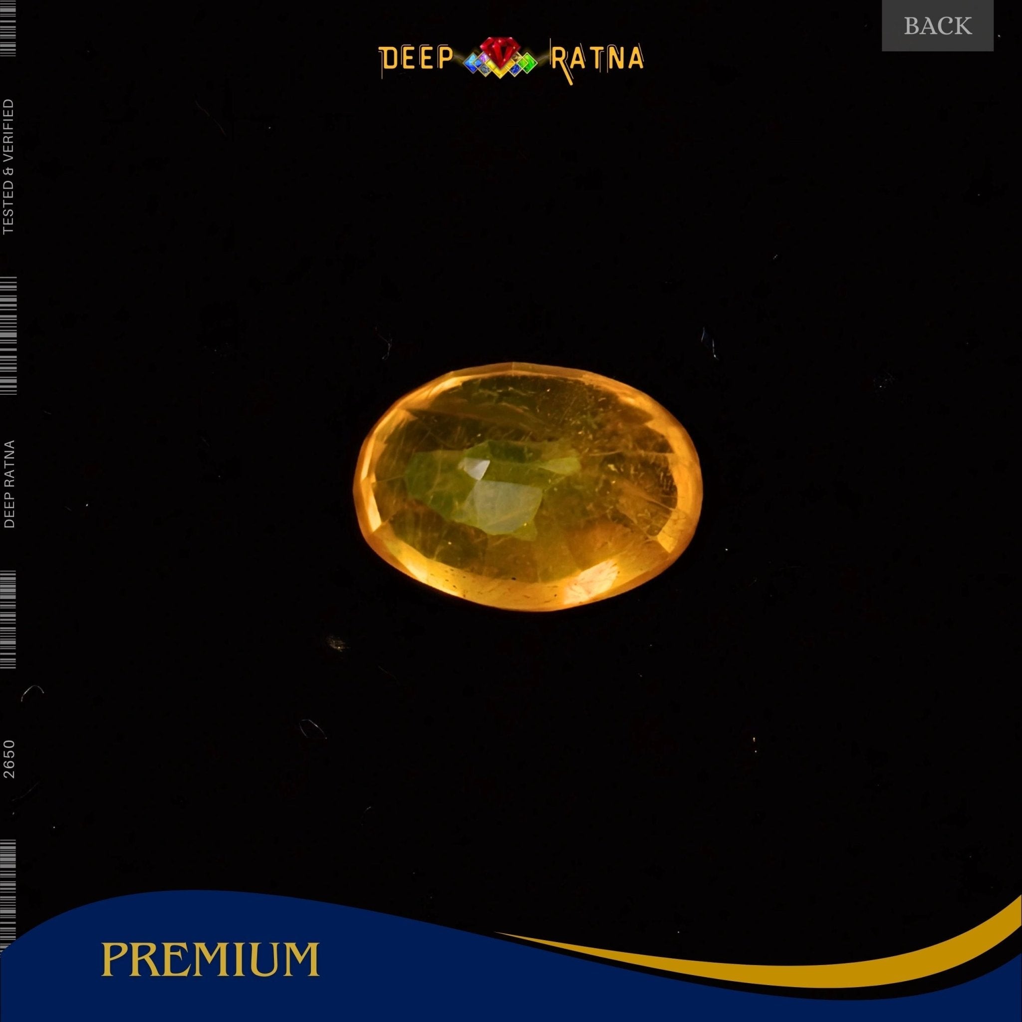 Yellow Sapphire 3.13 Carat (Thailand) - Deep Ratna